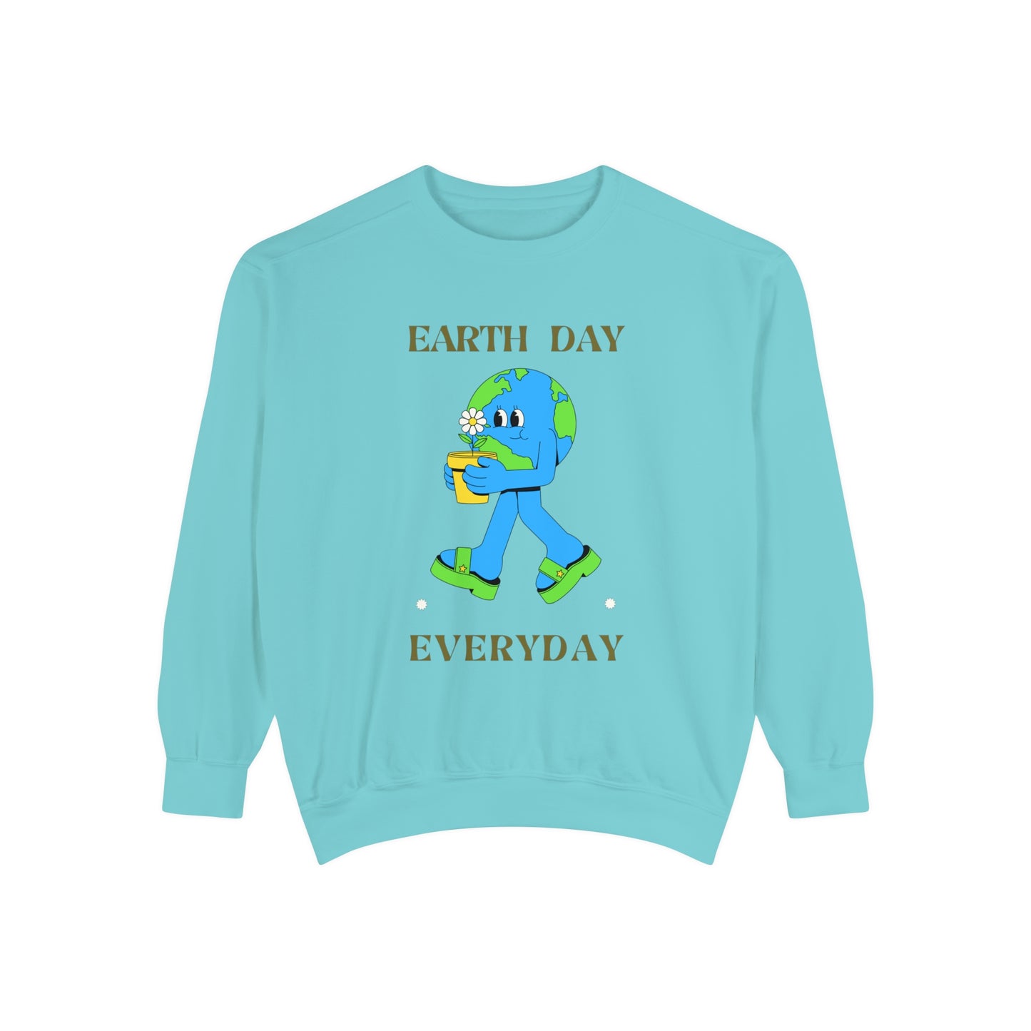 Earth Day Everyday Unisex Garment-Dyed Sweatshirt