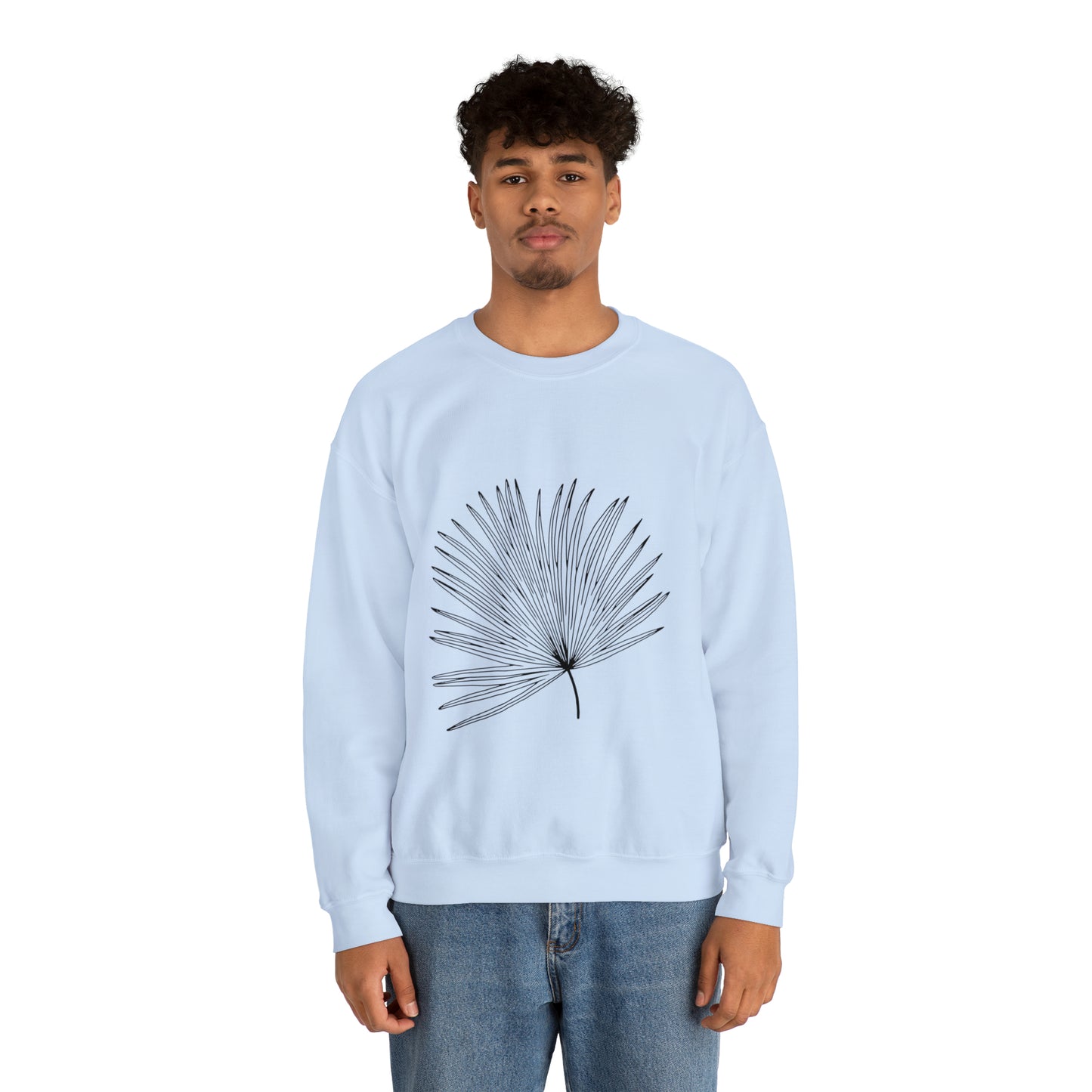 Palm Leaf Unisex Crewneck Sweatshirt
