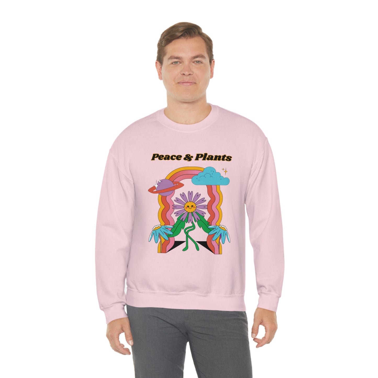 Peace & Plants Unisex Crewneck