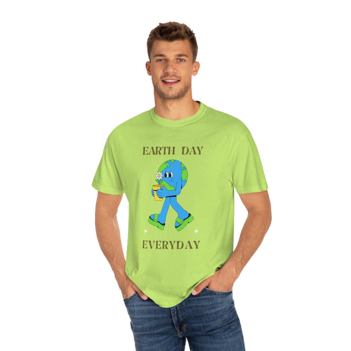 Earth Day Everyday Unisex Garment-Dyed T-shirt