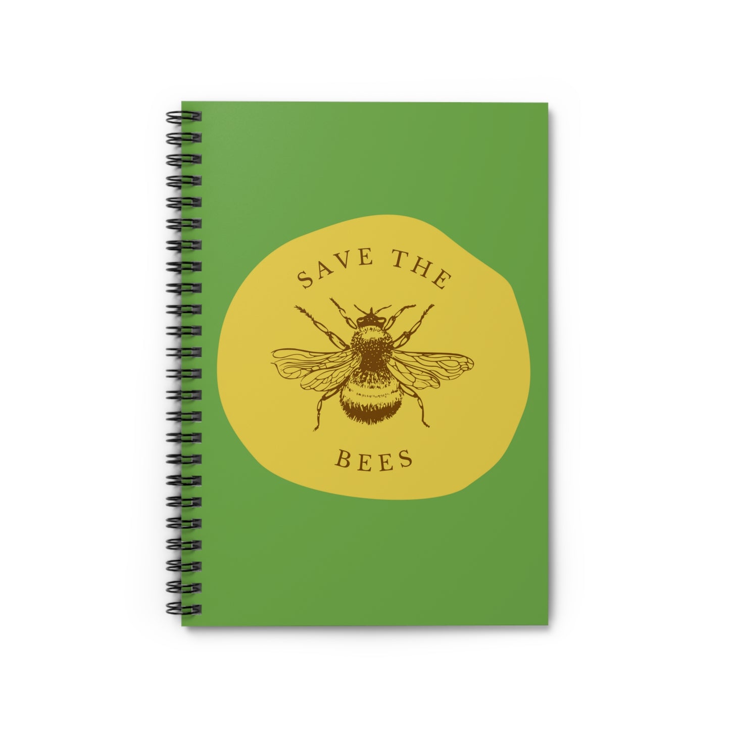 Save The Bees Spiral Notebook - Ruled Line