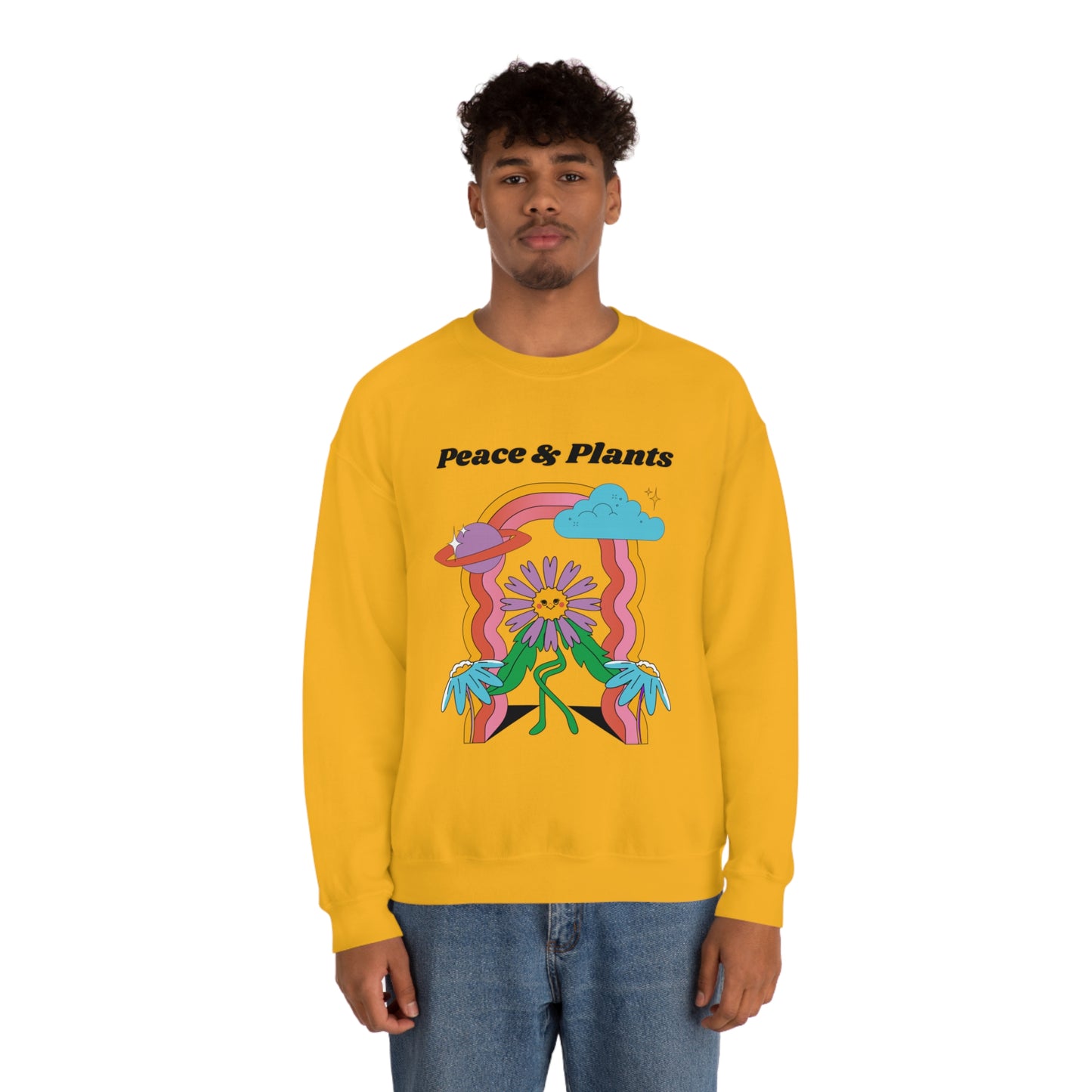 Peace & Plants Unisex Crewneck