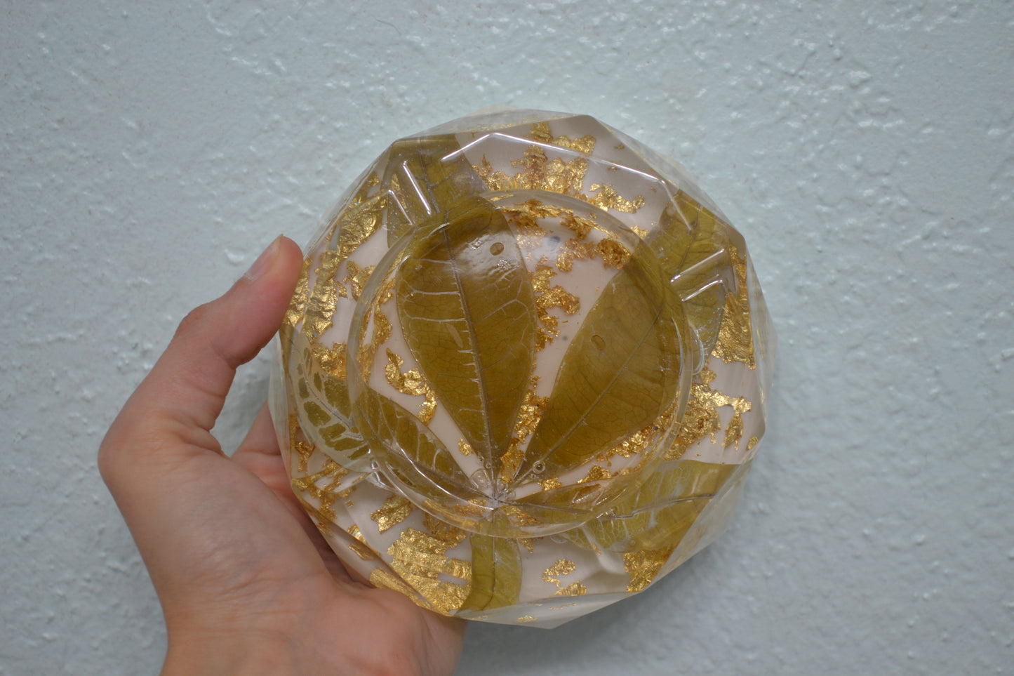 Money tree leaf ashtray