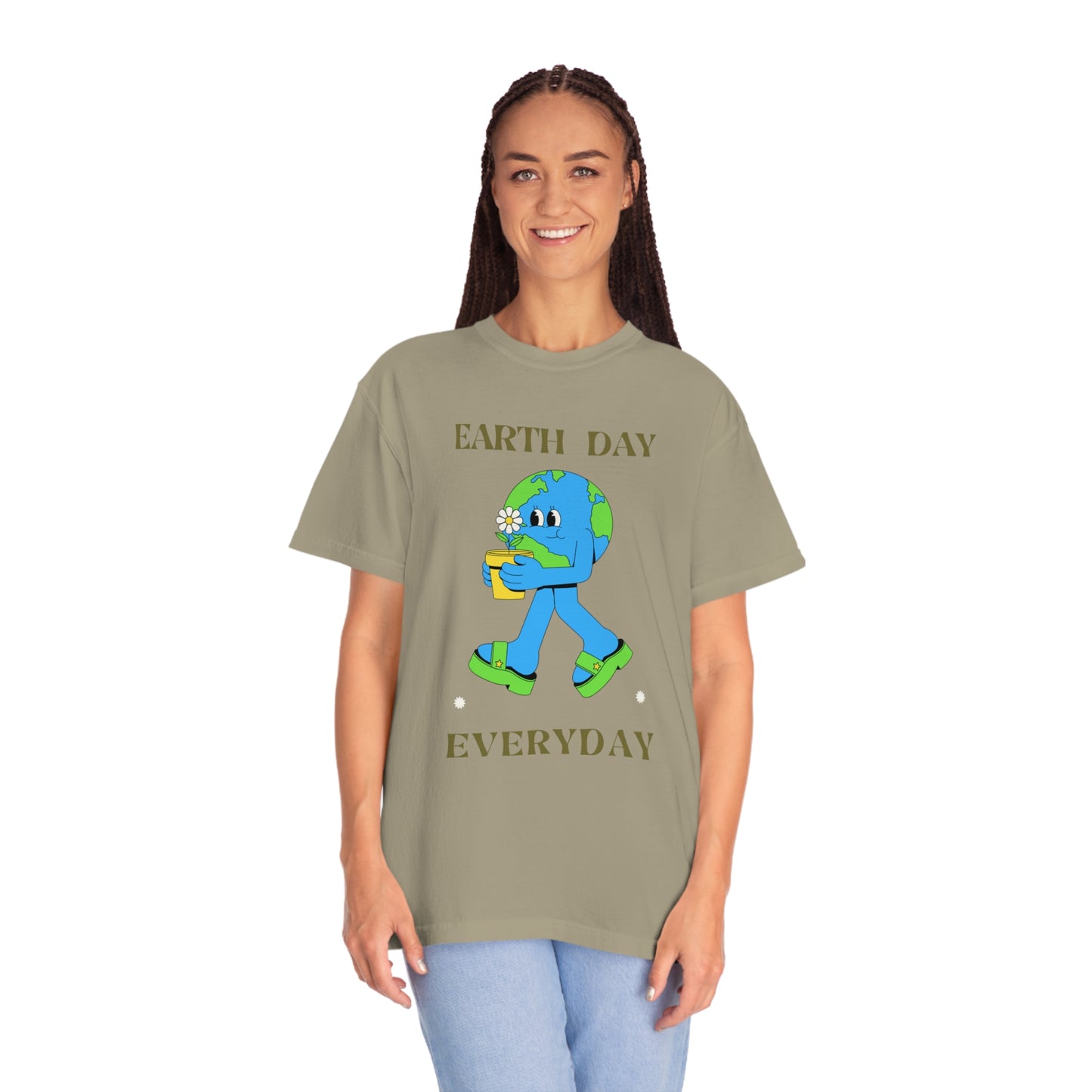 Earth Day Everyday Unisex Garment-Dyed T-shirt