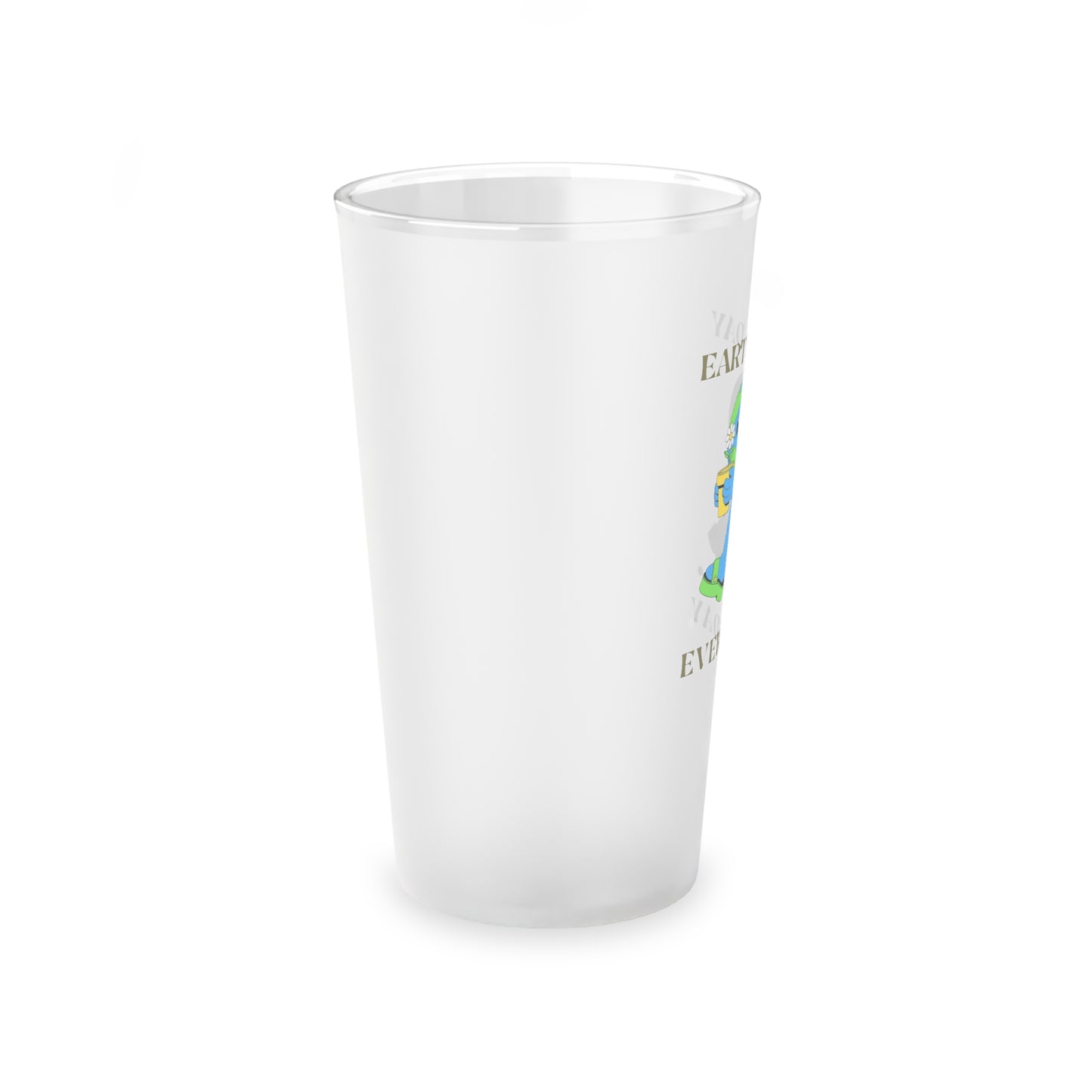 Earth Day Everyday Frosted Pint Glass