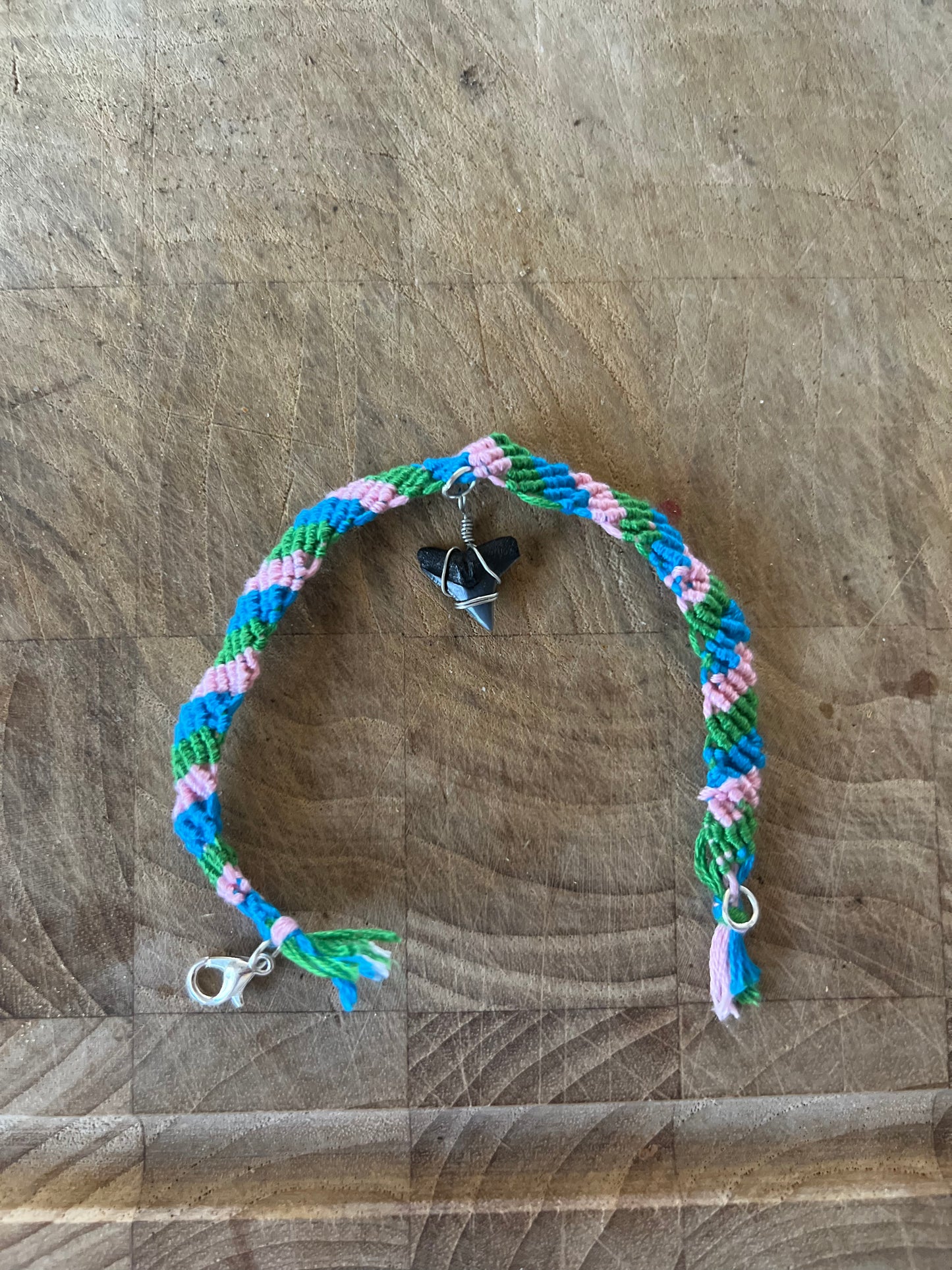 Custom sharks tooth friendship bracelet
