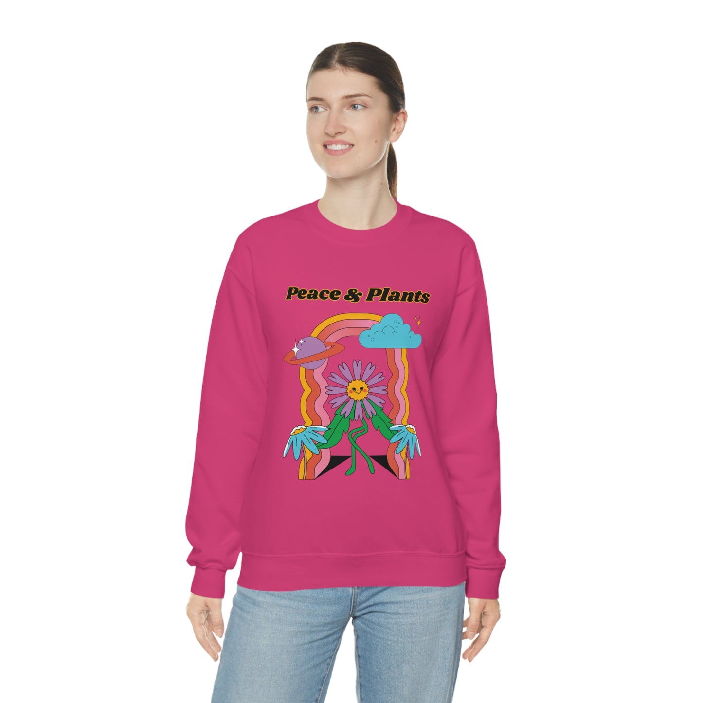 Peace & Plants Unisex Crewneck