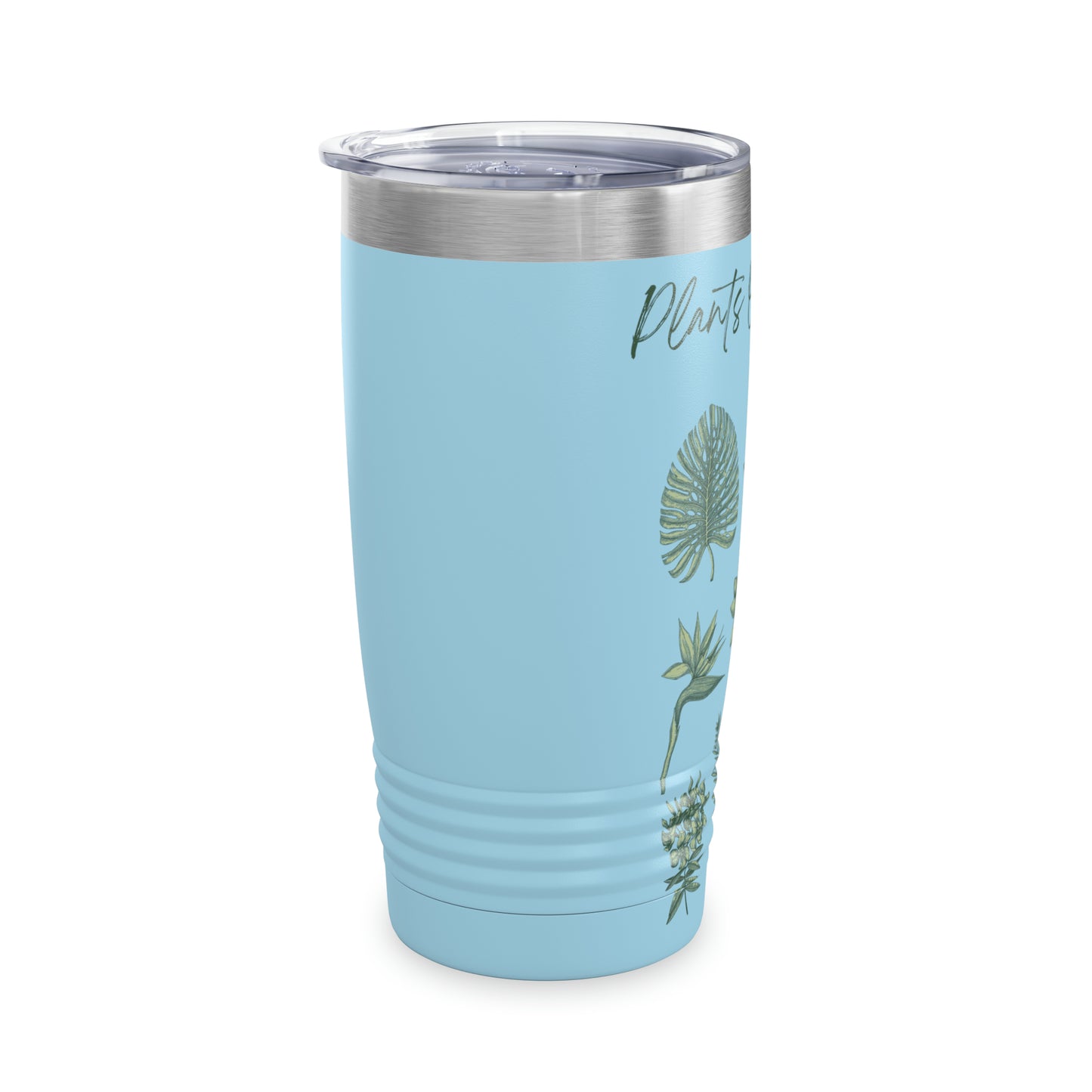 Plants Over People Ringneck Tumbler, 20oz