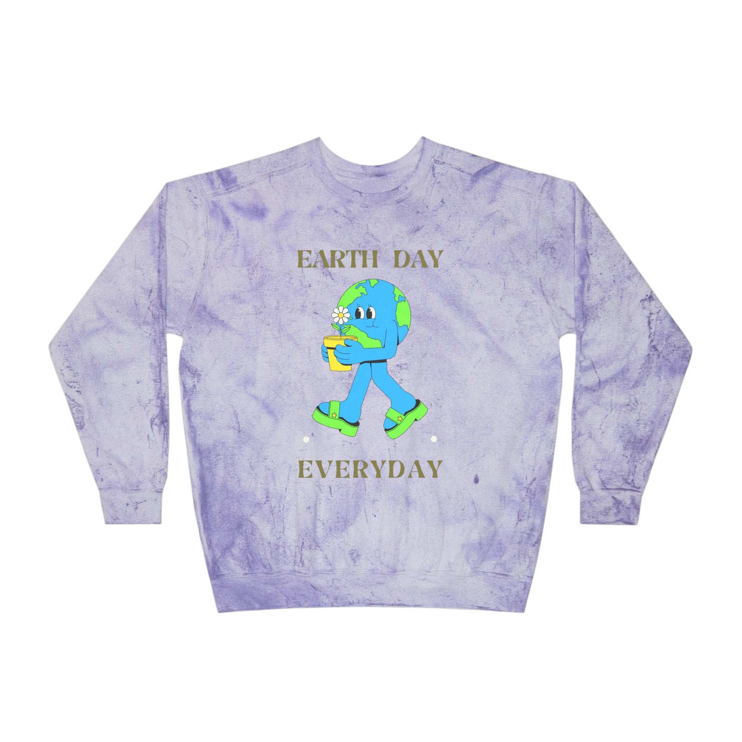 Earth Day Everyday Unisex Color Blast Crewneck