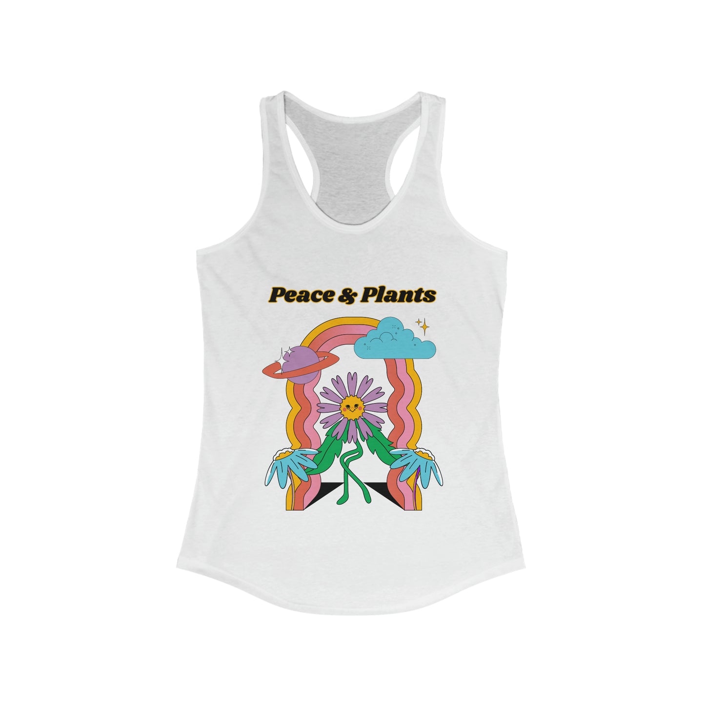 Peace & Plants Women's Racerback Tank