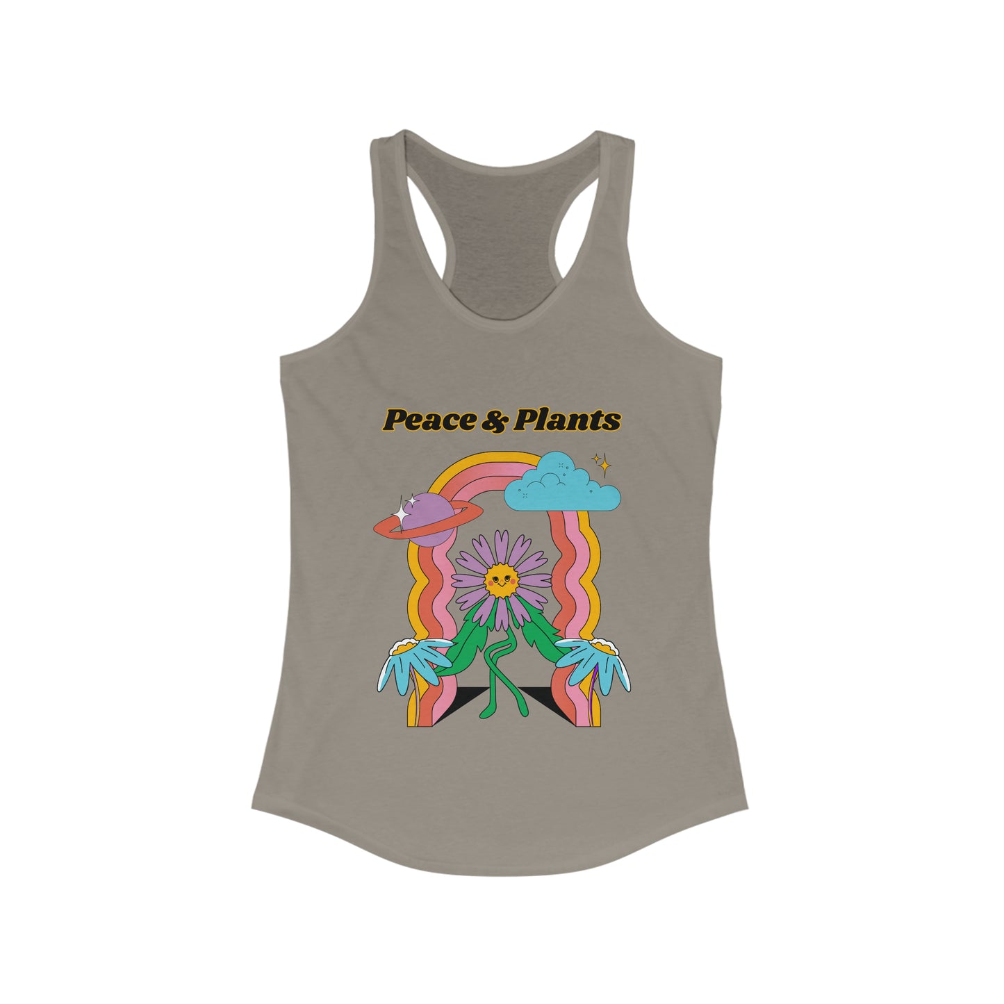 Peace & Plants Women's Racerback Tank