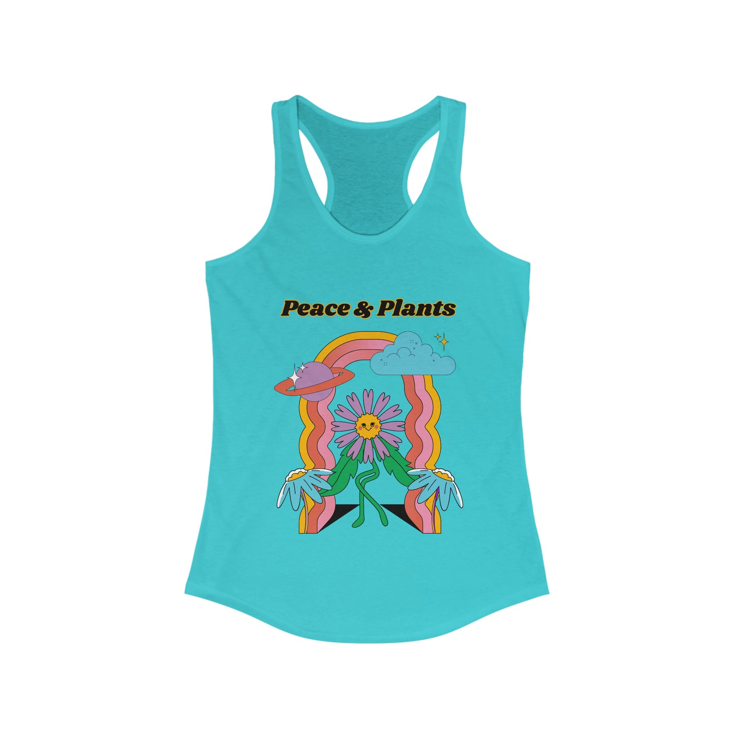 Peace & Plants Women's Racerback Tank
