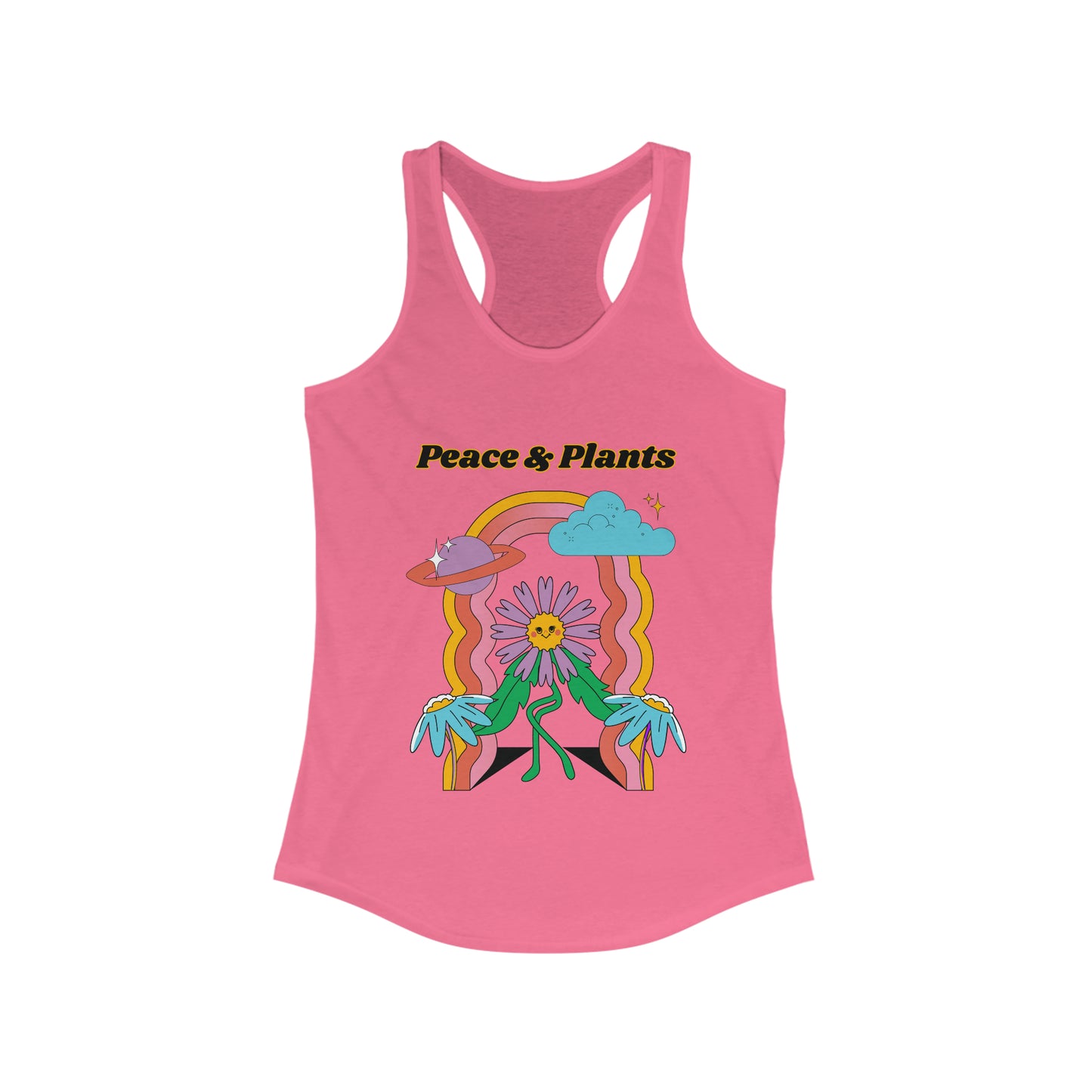 Peace & Plants Women's Racerback Tank