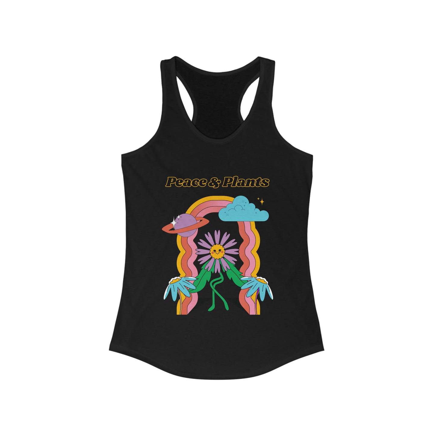 Peace & Plants Women's Racerback Tank