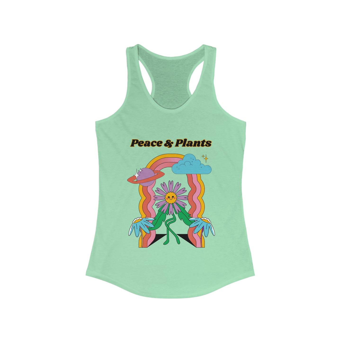 Peace & Plants Women's Racerback Tank