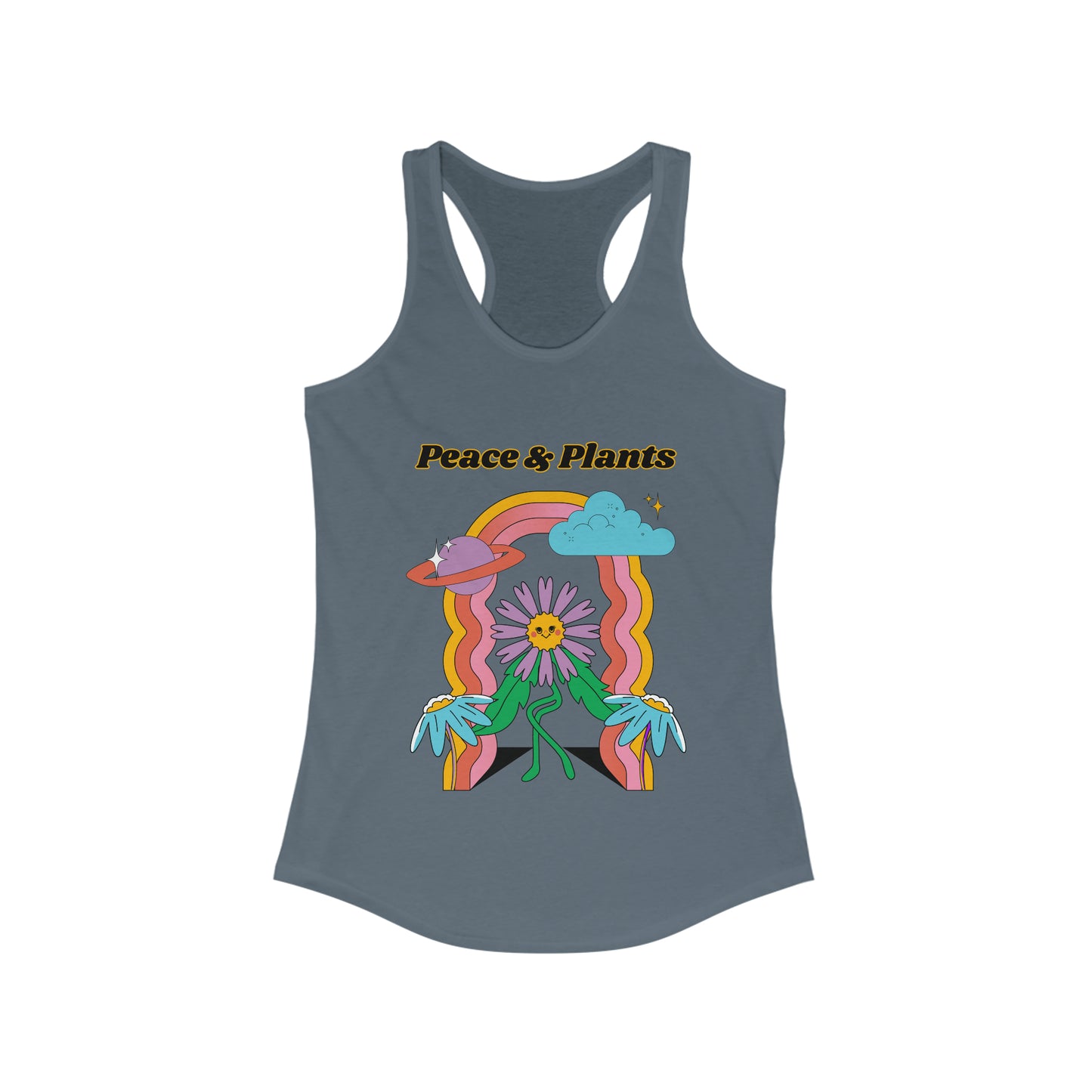 Peace & Plants Women's Racerback Tank