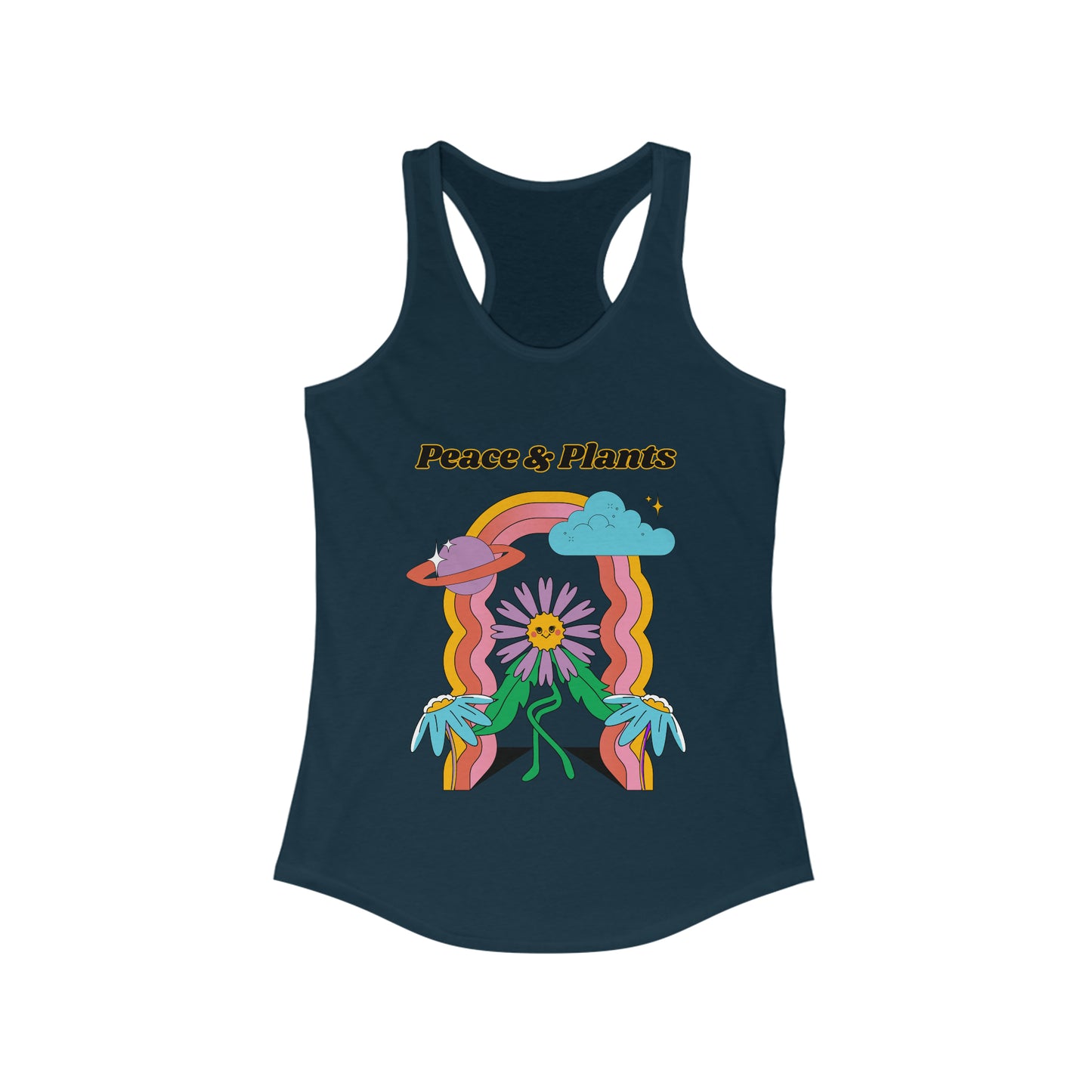 Peace & Plants Women's Racerback Tank