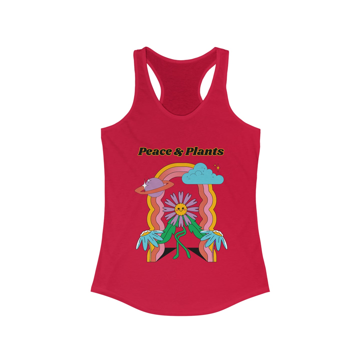 Peace & Plants Women's Racerback Tank