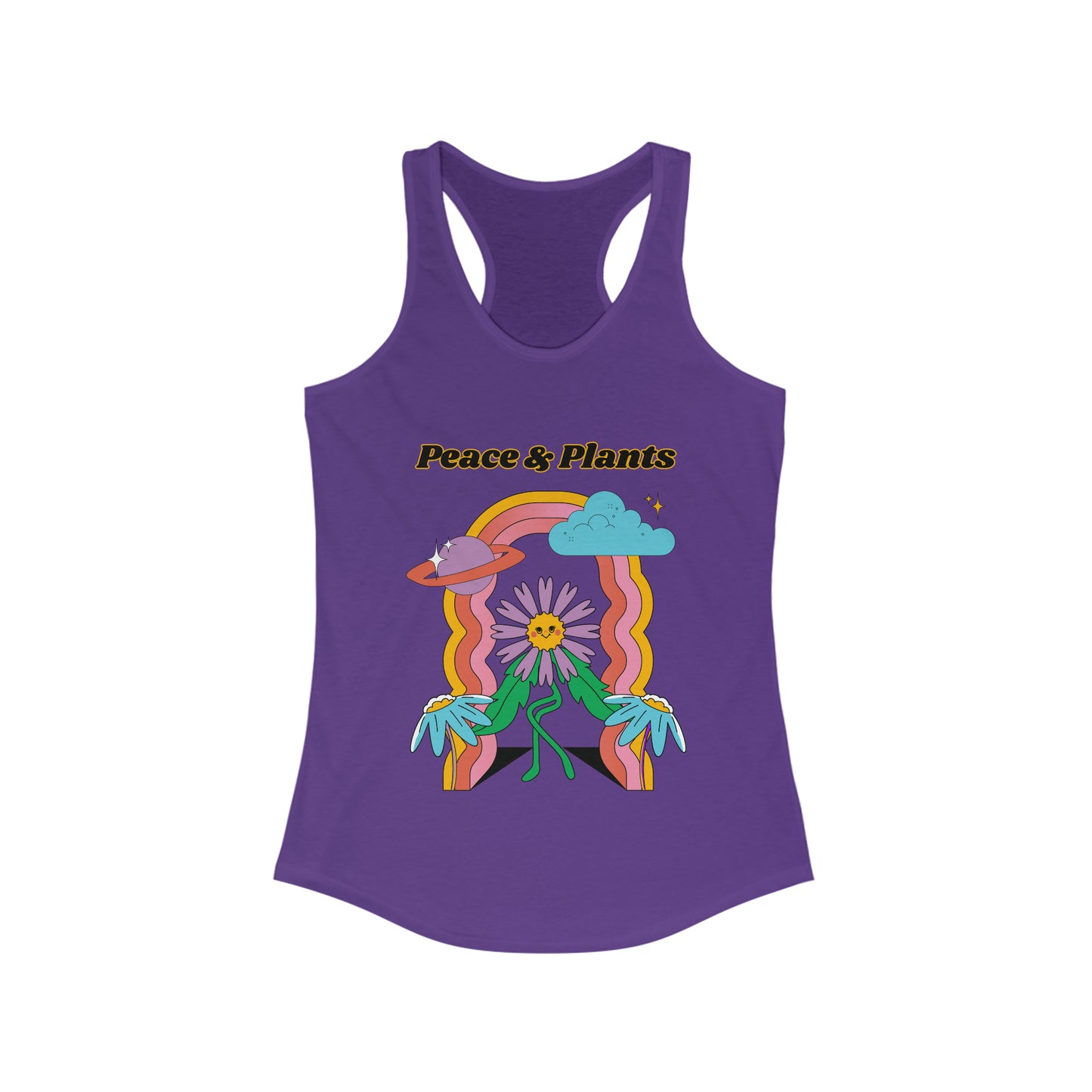 Peace & Plants Women's Racerback Tank