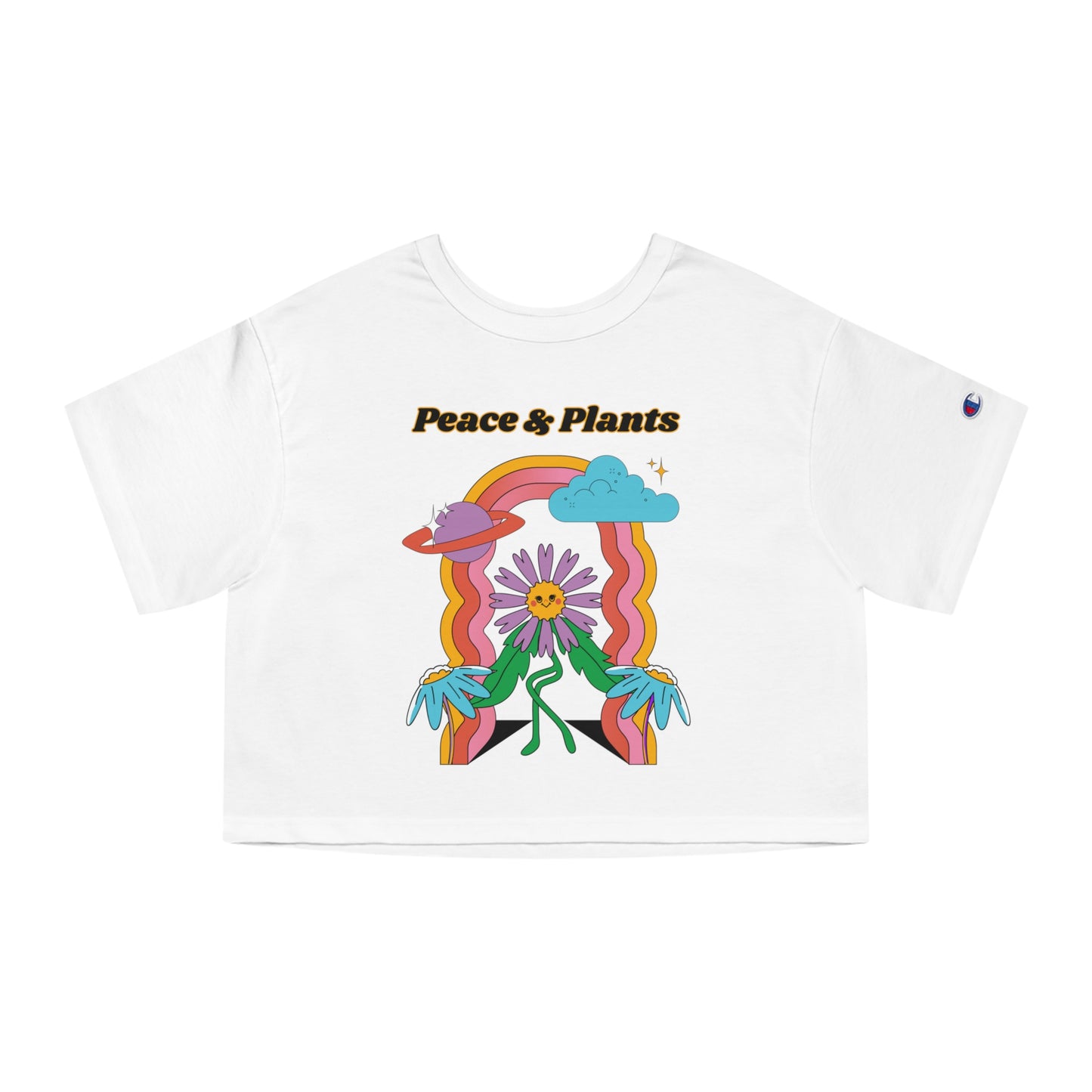 Peace & Plants Women's Cropped T-Shirt