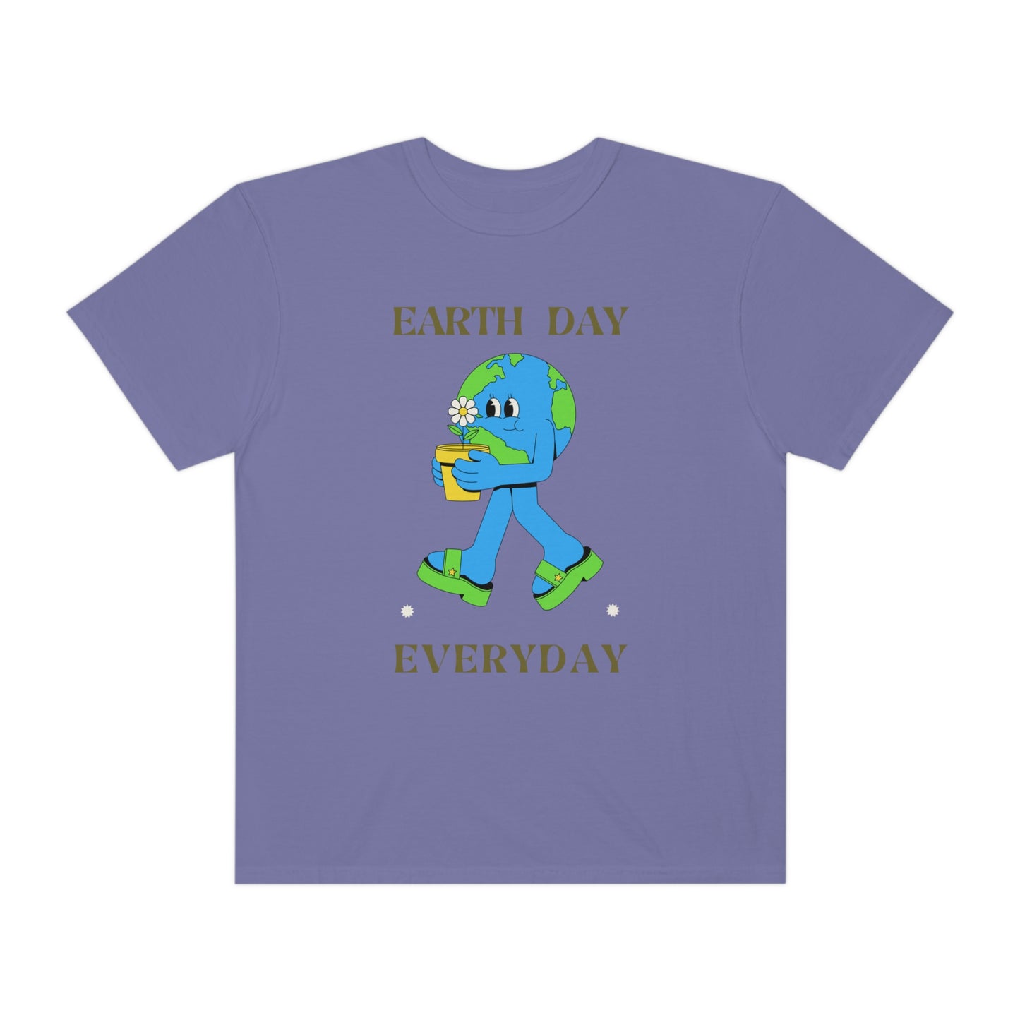 Earth Day Everyday Unisex Garment-Dyed T-shirt