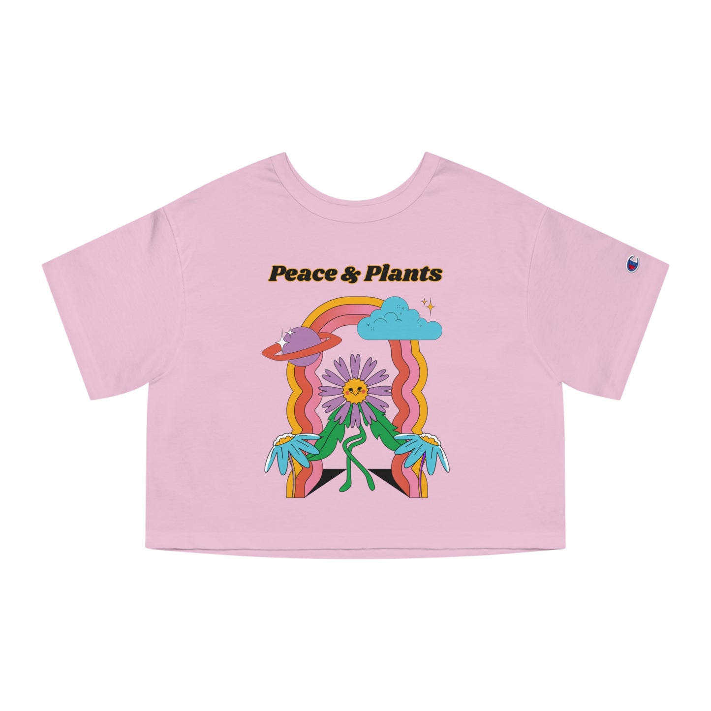 Peace & Plants Women's Cropped T-Shirt