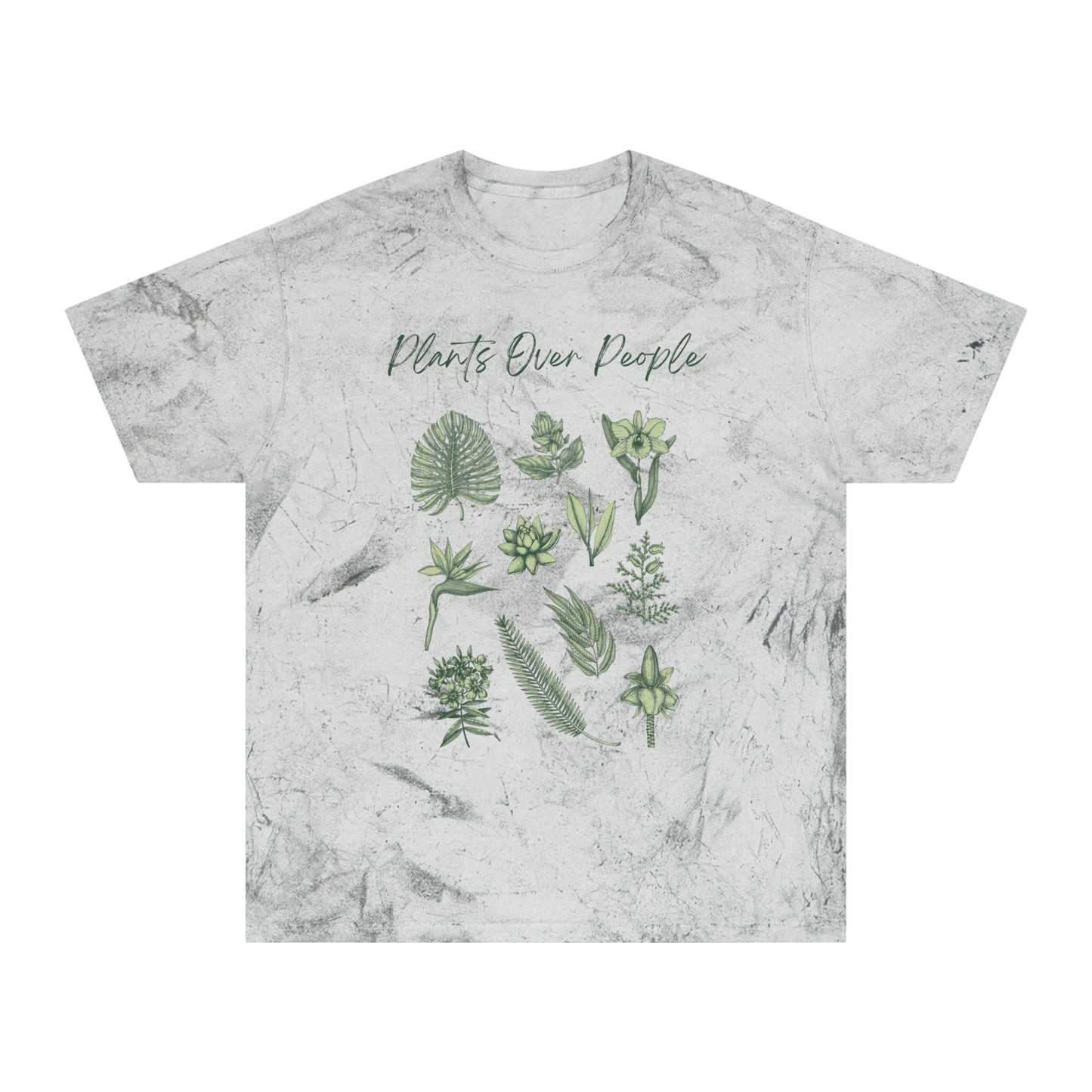 Plants Over People Unisex Color Blast T-Shirt