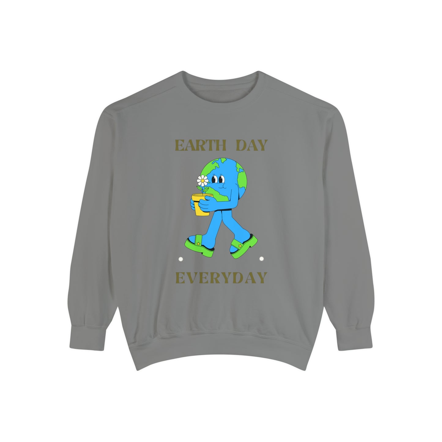 Earth Day Everyday Unisex Garment-Dyed Sweatshirt