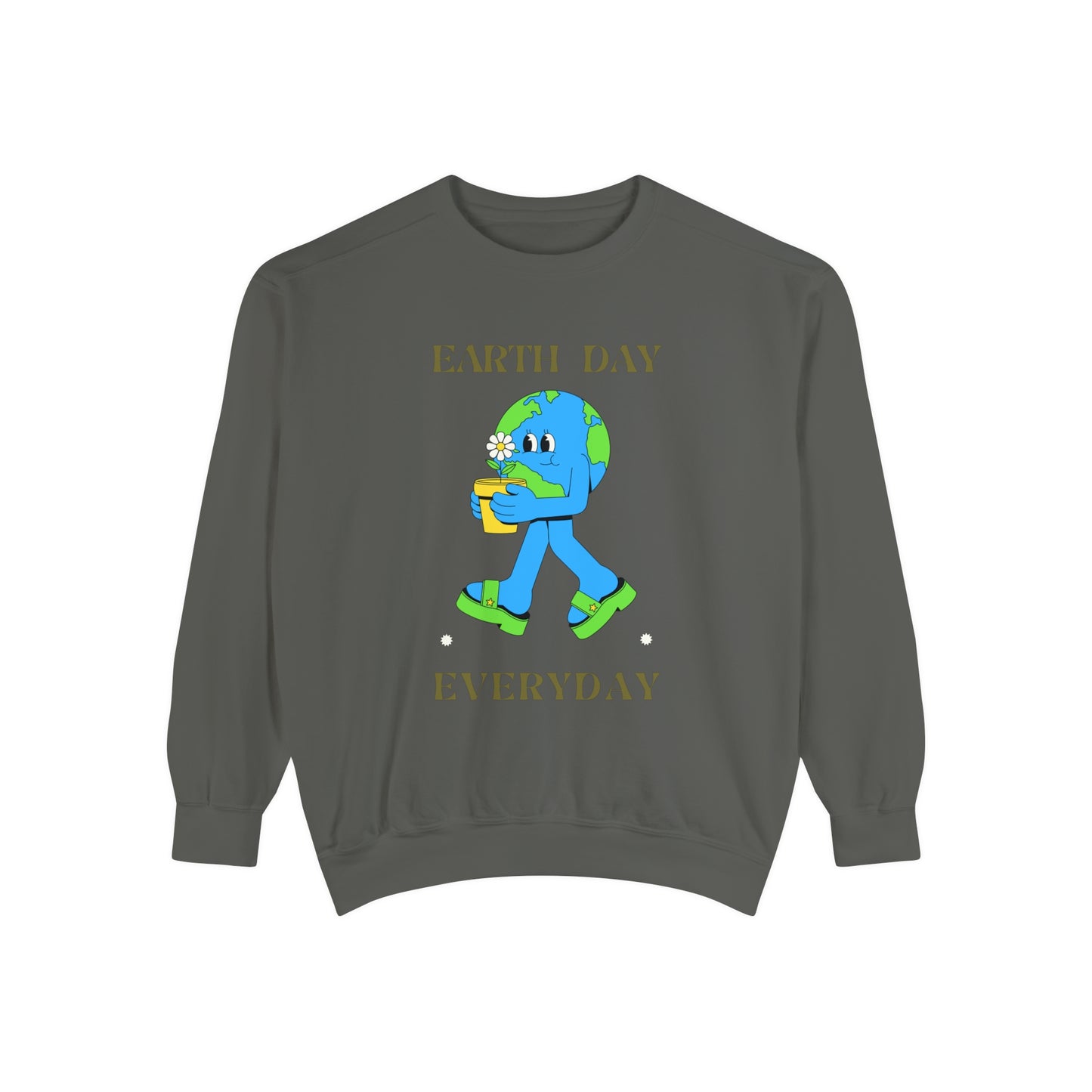 Earth Day Everyday Unisex Garment-Dyed Sweatshirt