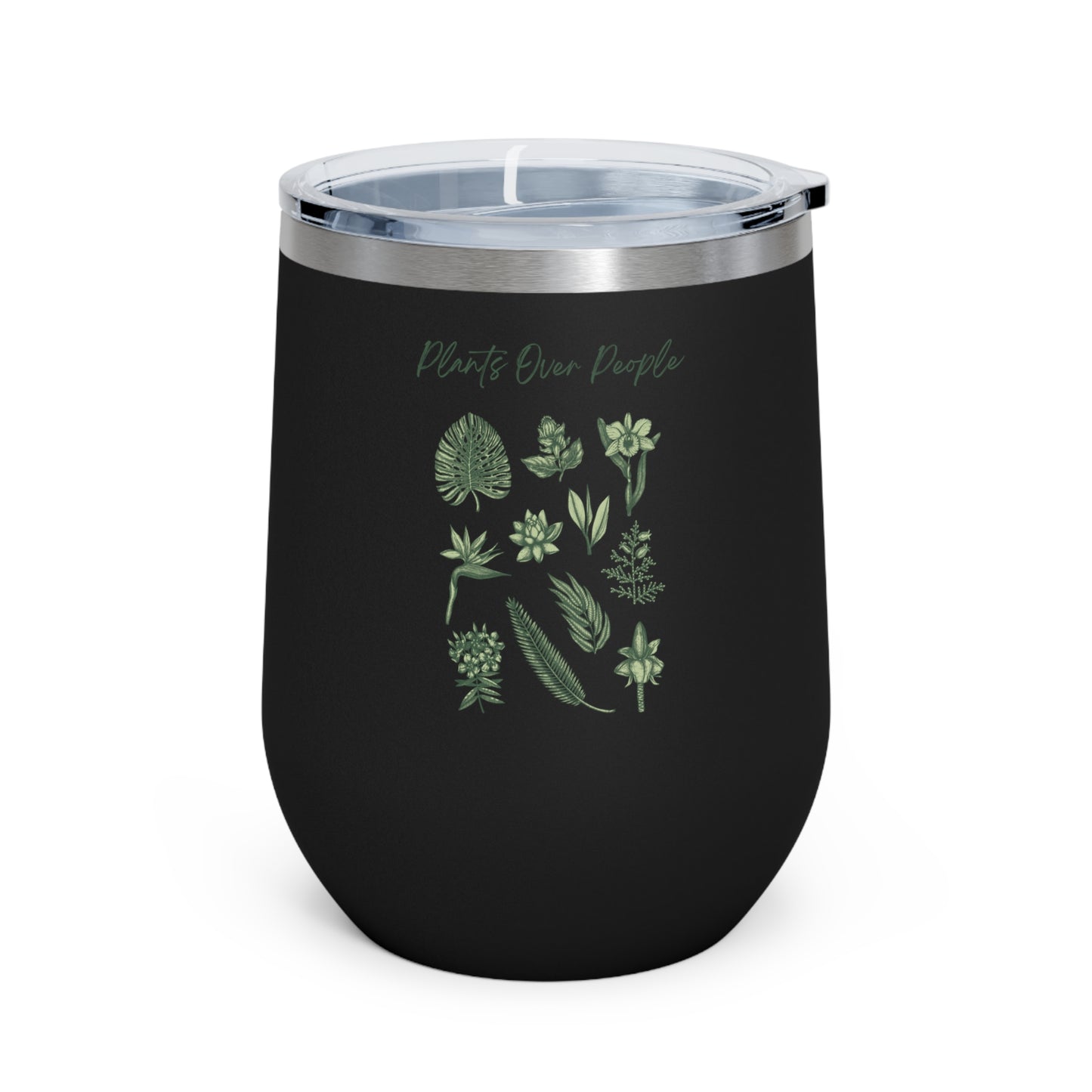 Plants Over People Insulated Wine Tumbler