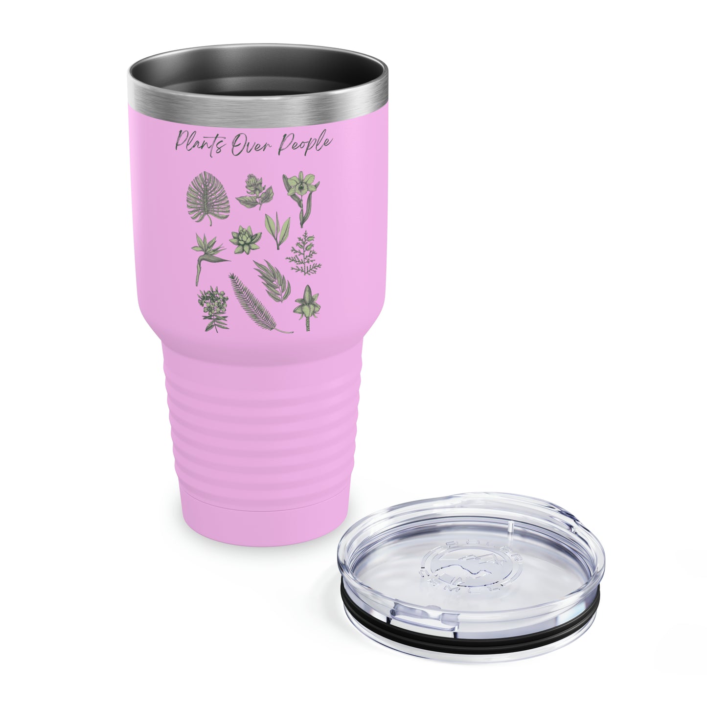 Plants Over People Ringneck Tumbler, 30oz