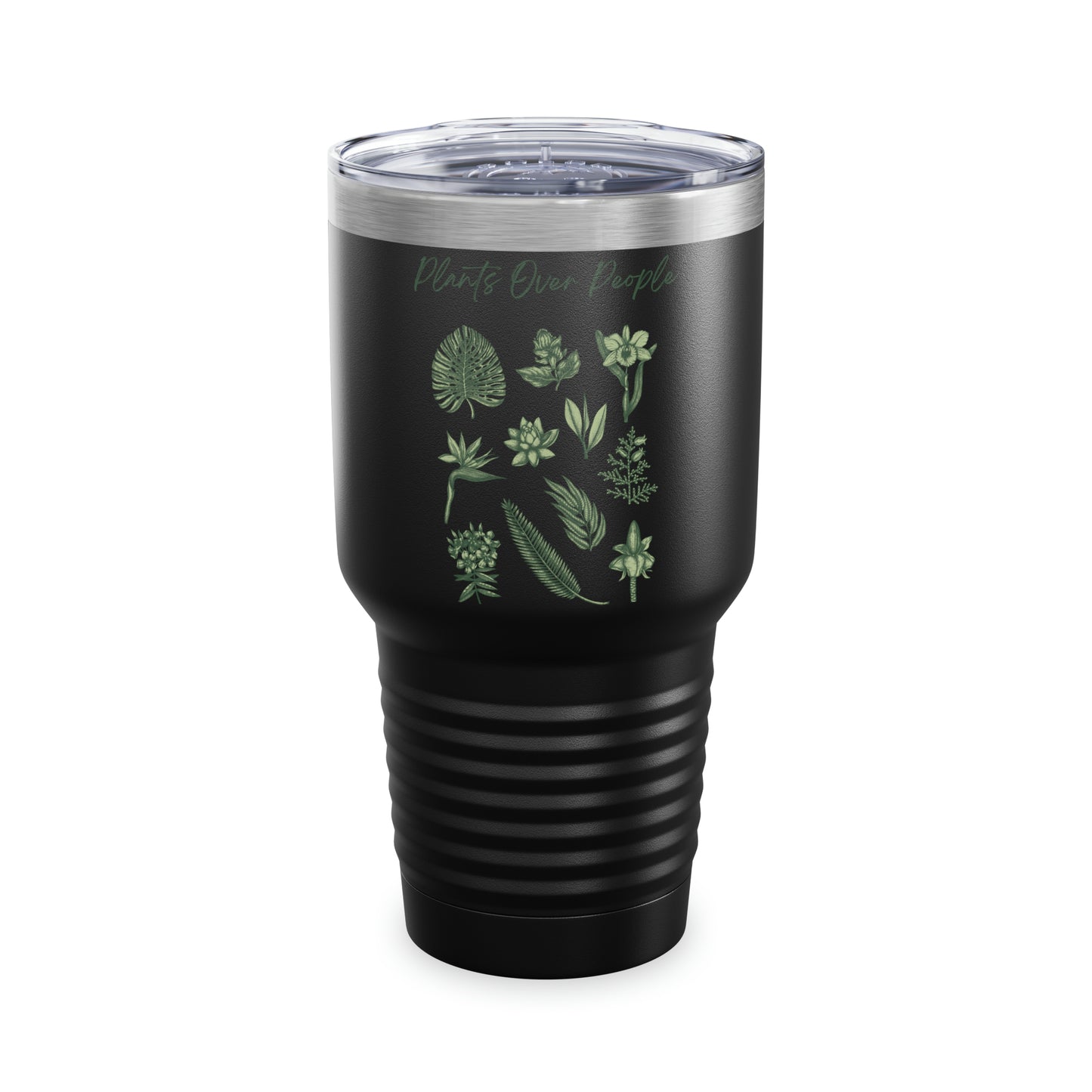 Plants Over People Ringneck Tumbler, 30oz