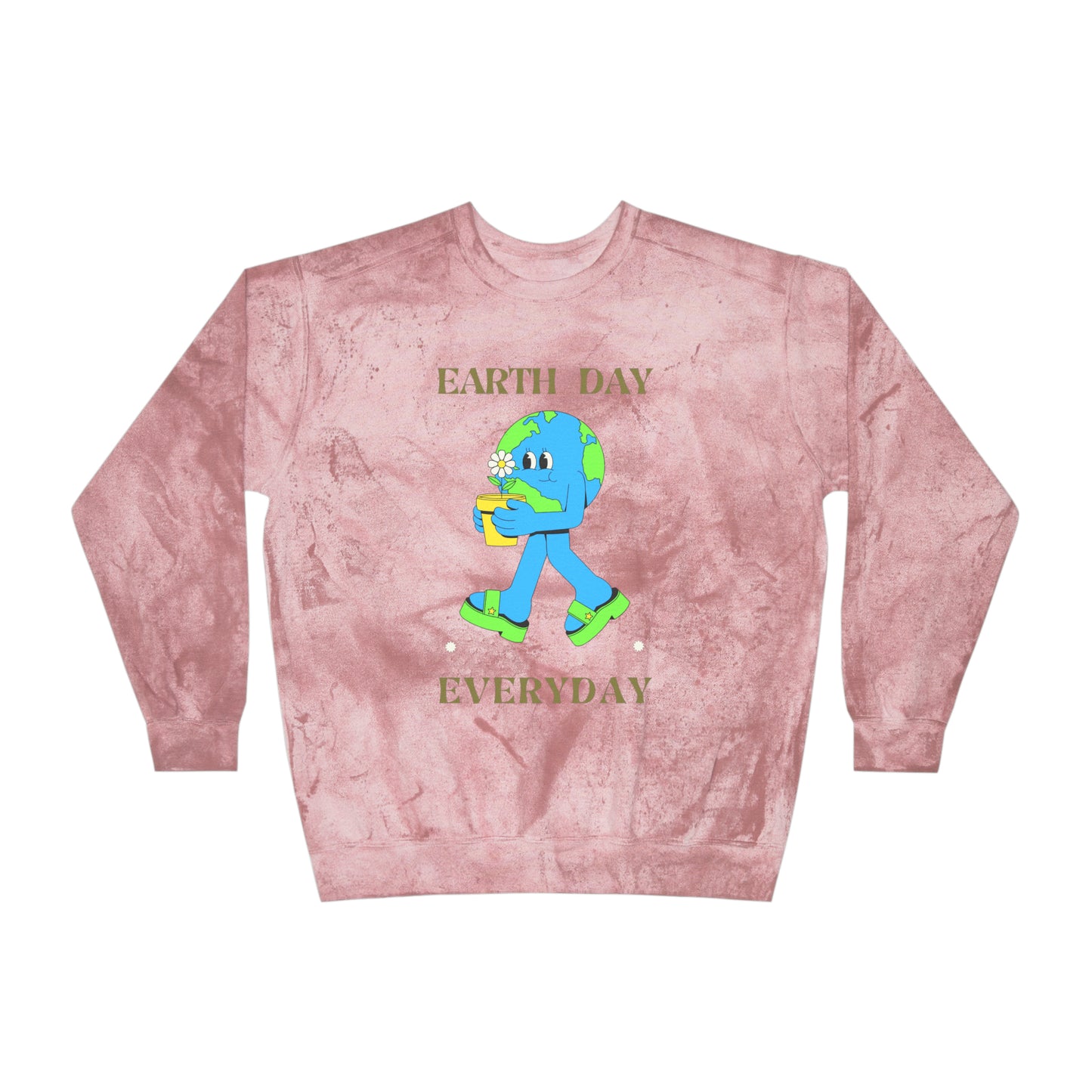 Earth Day Everyday Unisex Color Blast Crewneck