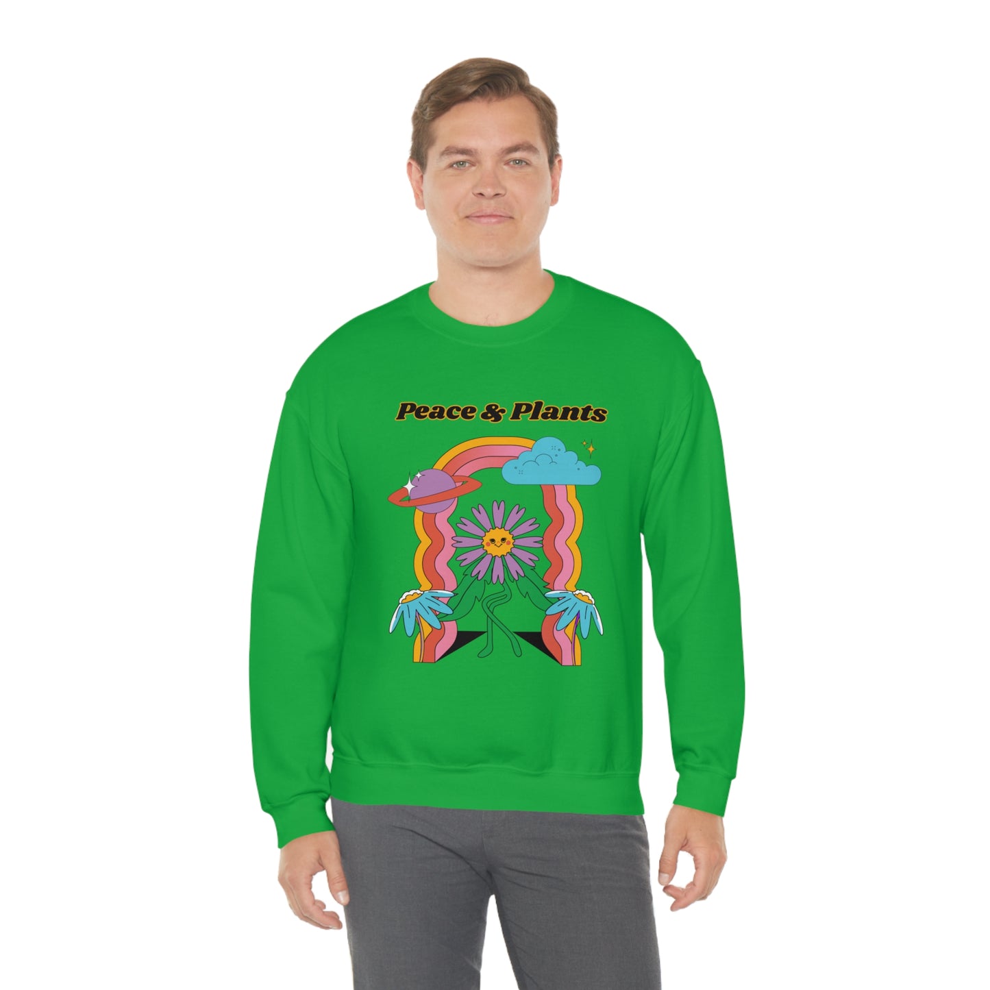 Peace & Plants Unisex Crewneck