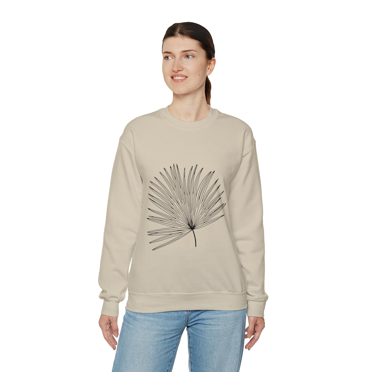 Palm Leaf Unisex Crewneck Sweatshirt