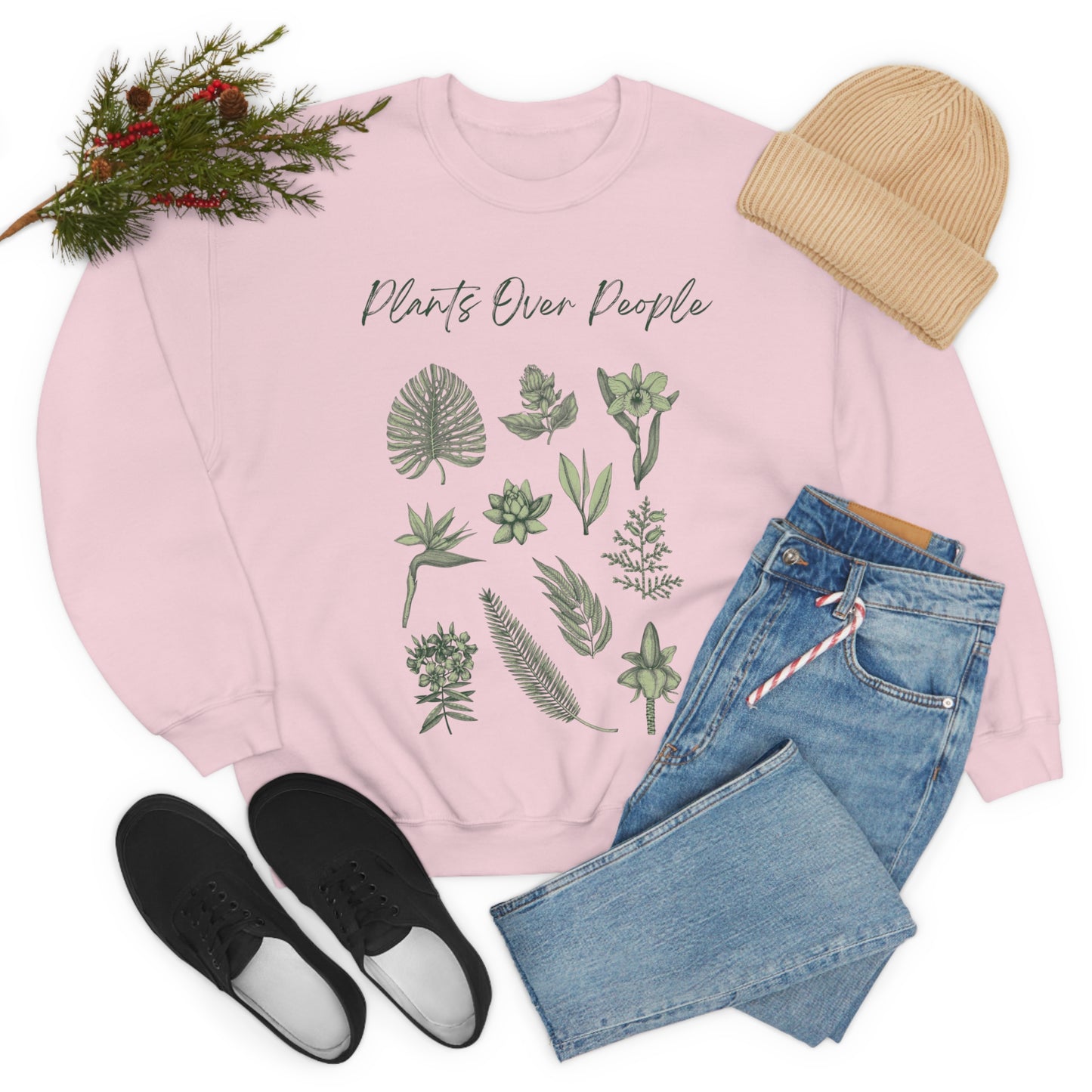 Plants Over People Unisex Crewneck