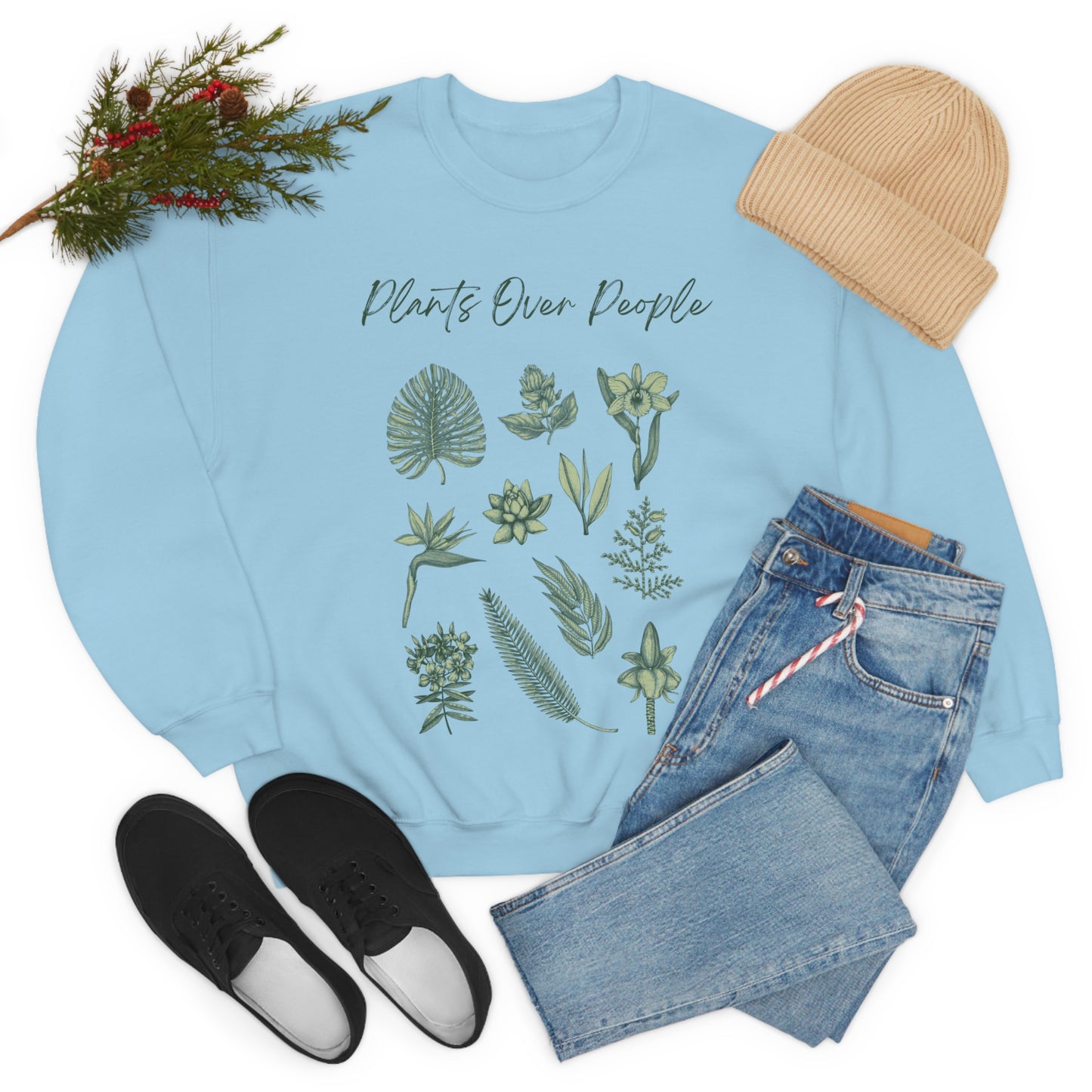 Plants Over People Unisex Crewneck