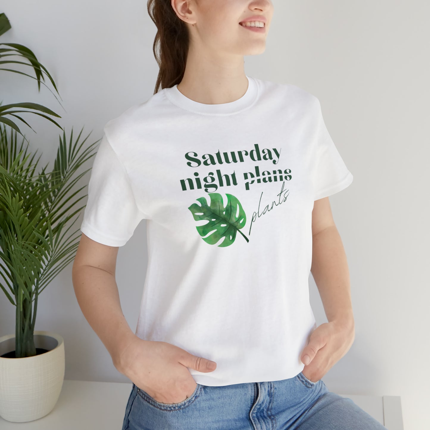 Saturday Night Plants Unisex Jersey Short Sleeve