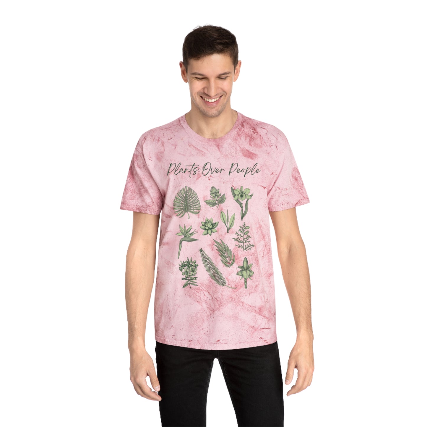 Plants Over People Unisex Color Blast T-Shirt
