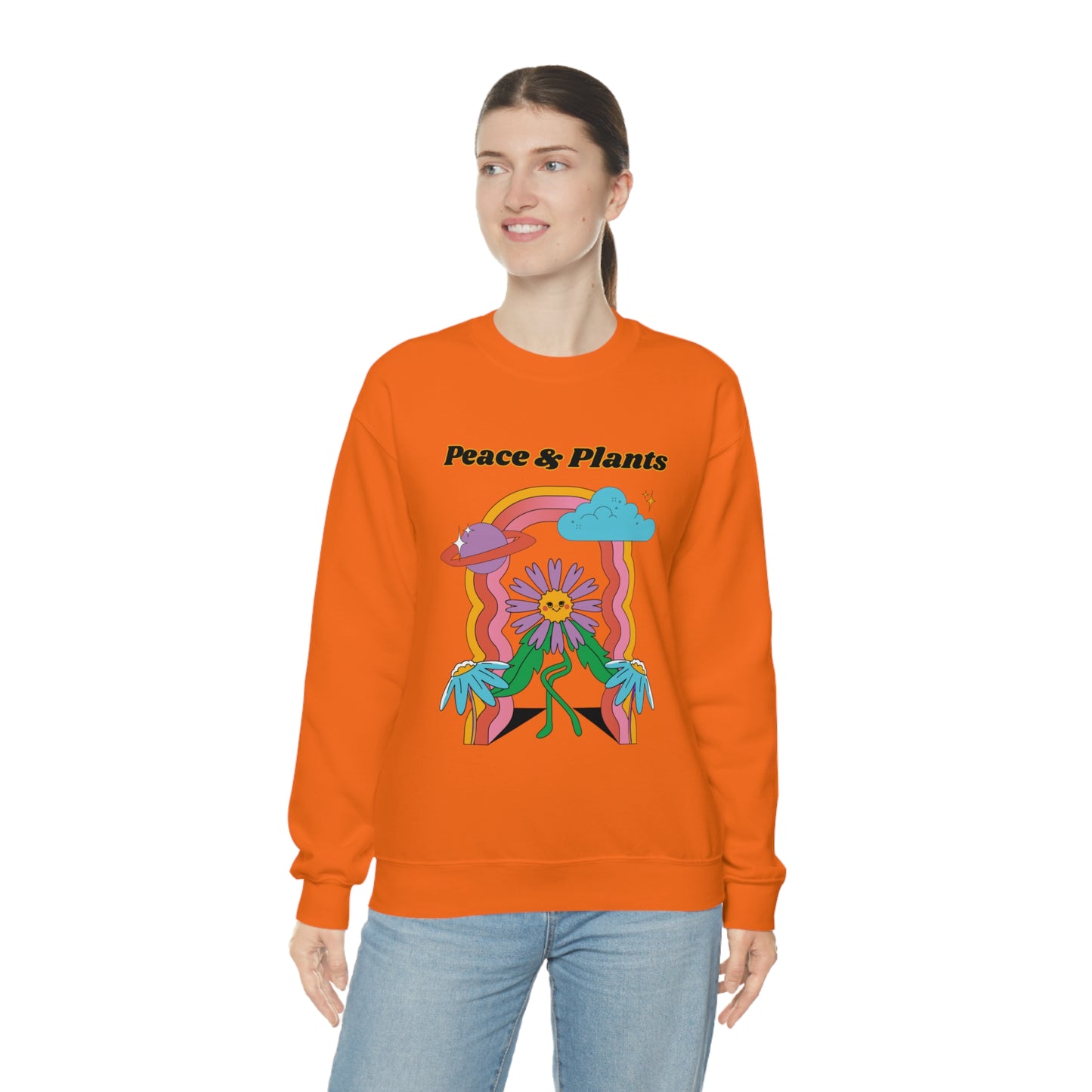 Peace & Plants Unisex Crewneck