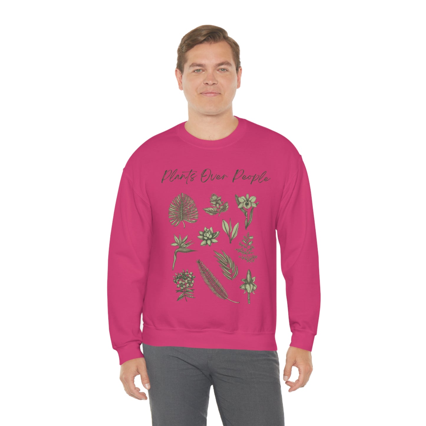 Plants Over People Unisex Crewneck