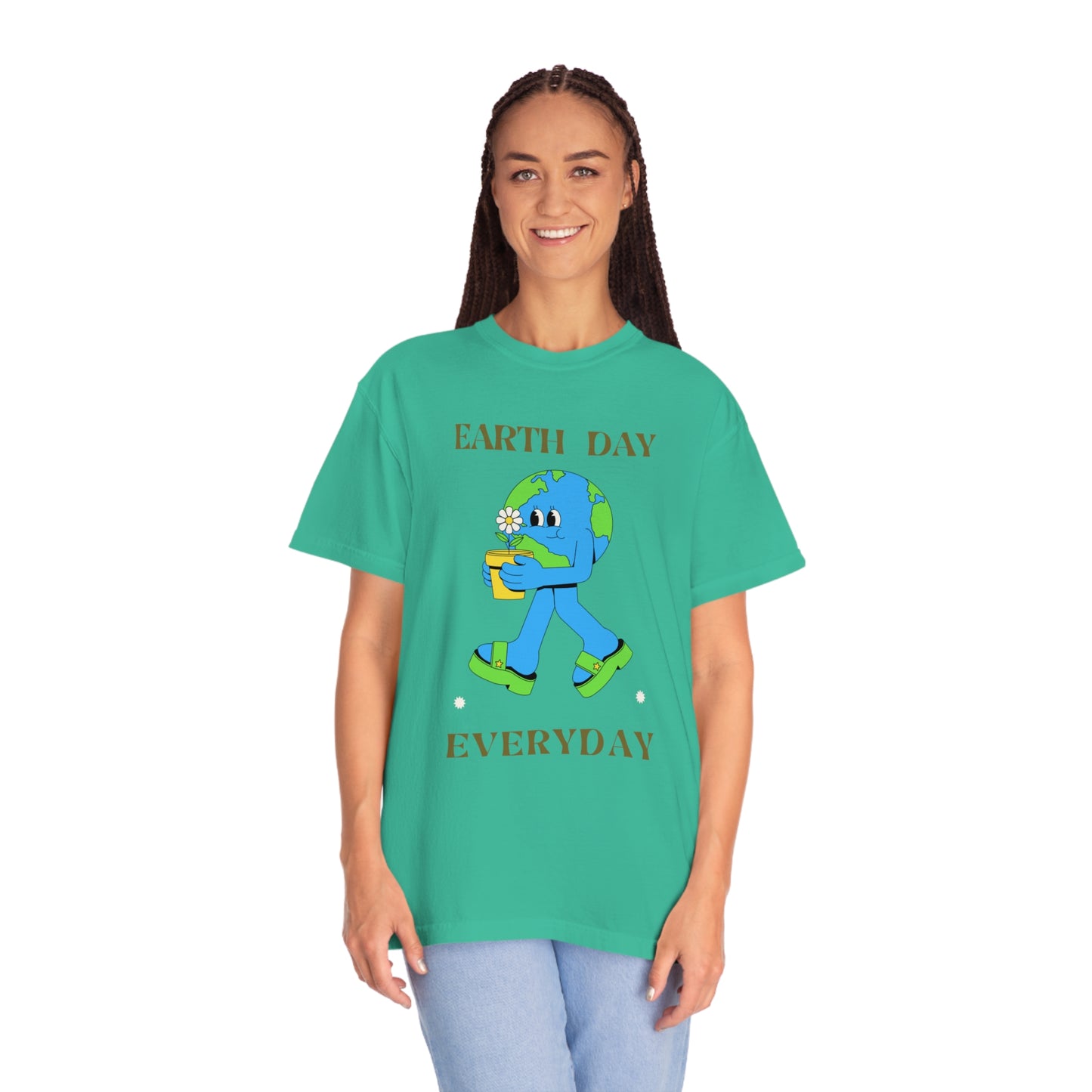 Earth Day Everyday Unisex Garment-Dyed T-shirt