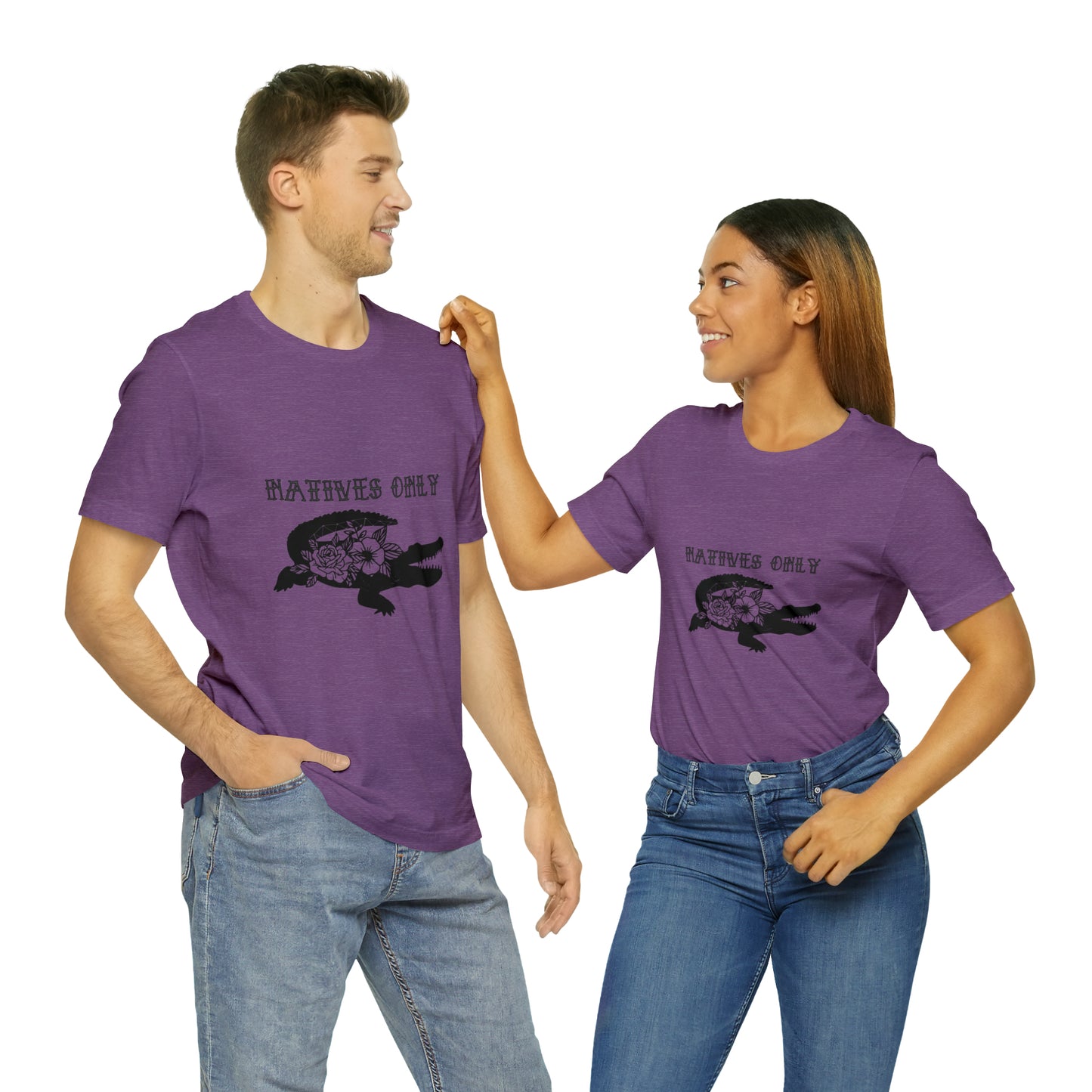 Natives Only Alligator Unisex Jersey Tee