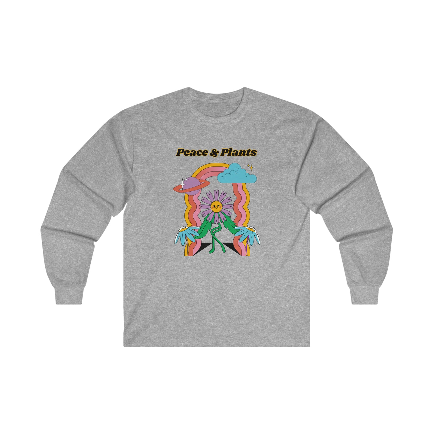 Peace & Plants Cotton Long Sleeve