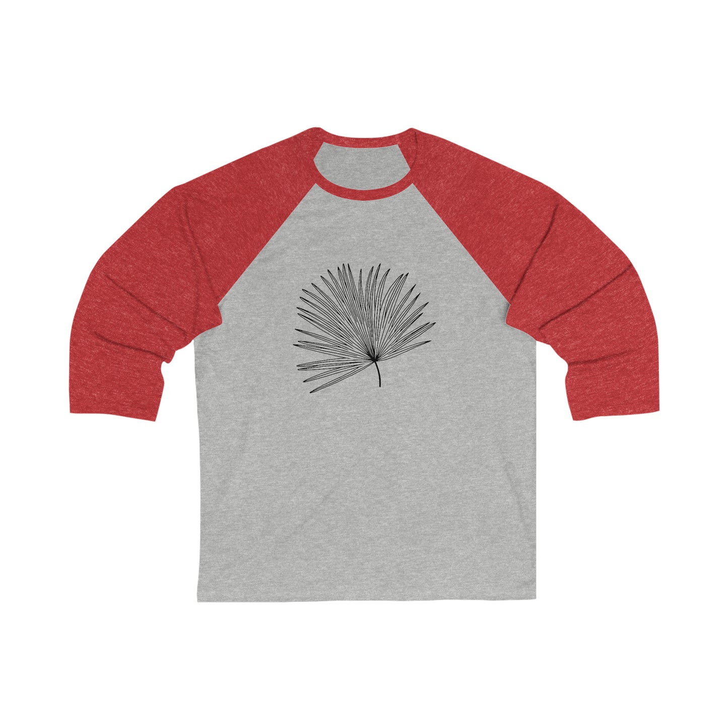 Palm Leaf Unisex Baseball Tee