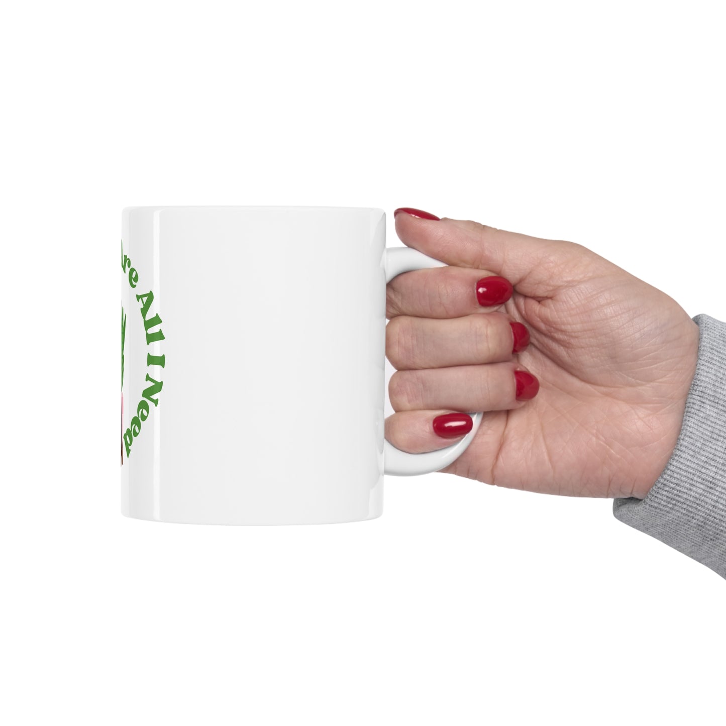 Plants & Cats Are All I Need Ceramic Mug