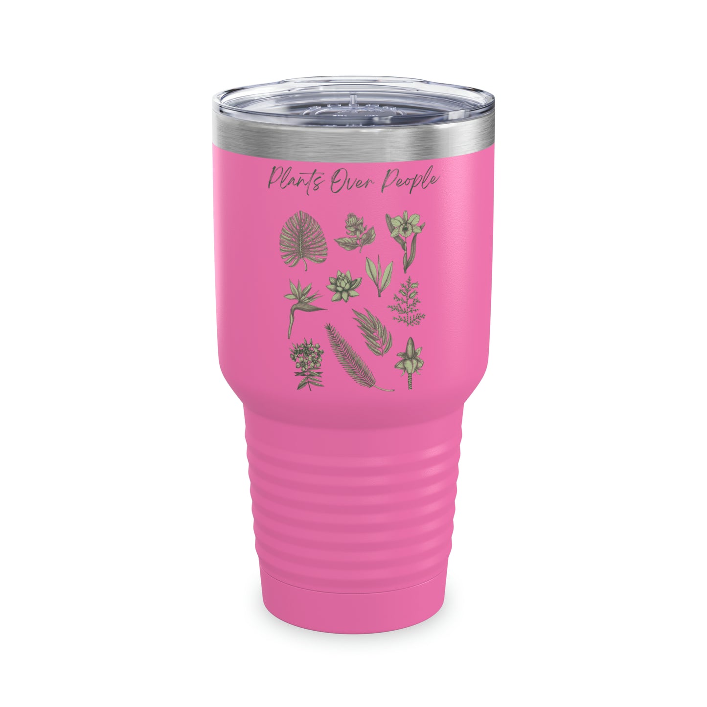Plants Over People Ringneck Tumbler, 30oz