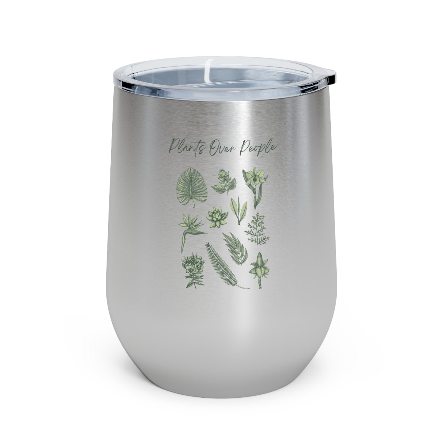 Plants Over People Insulated Wine Tumbler