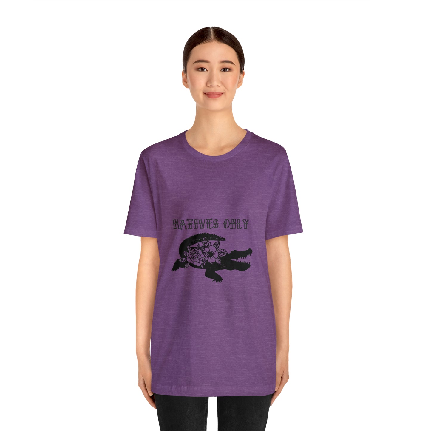 Natives Only Alligator Unisex Jersey Tee