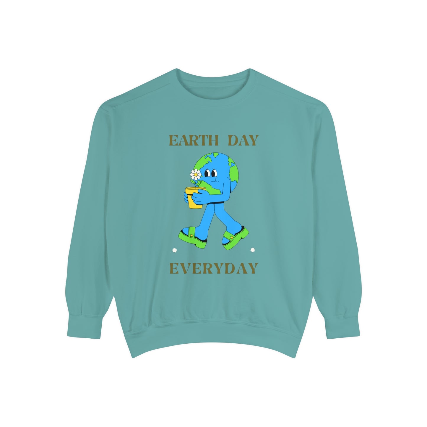 Earth Day Everyday Unisex Garment-Dyed Sweatshirt